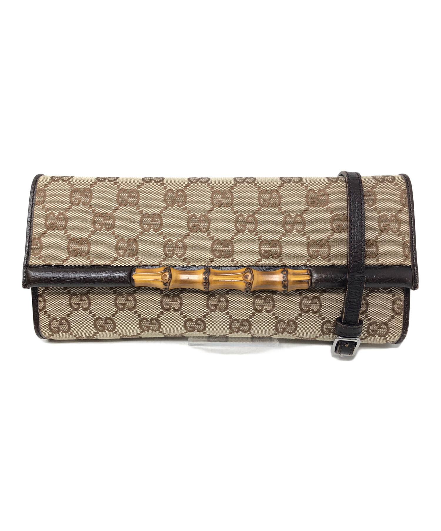 中古・古着通販】GUCCI (グッチ) ショルダーバッグ ベージュ サイズ