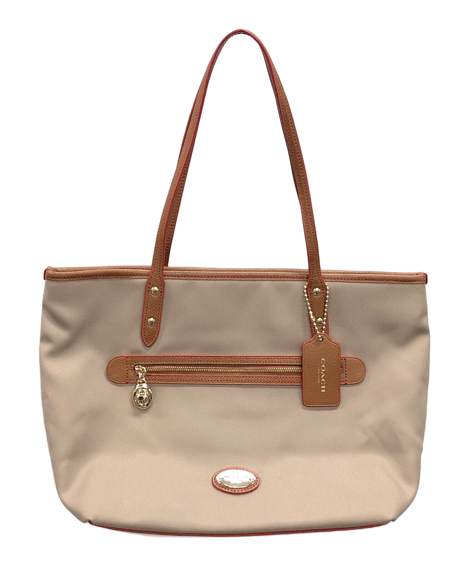 中古・古着通販】COACH (コーチ) トートバッグ ソーヤ ベージュ 