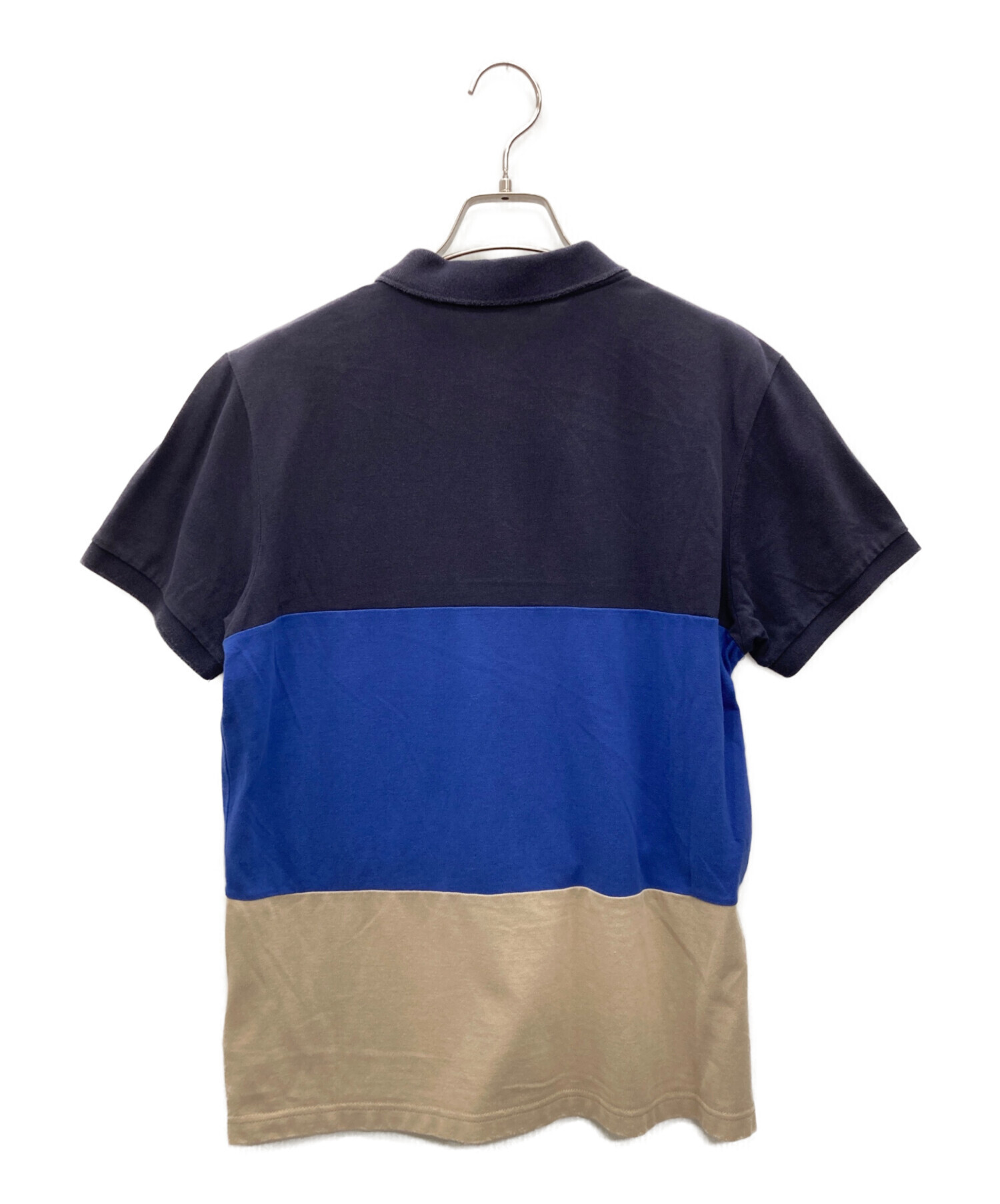 中古・古着通販】MONCLER (モンクレール) ポロシャツ ネイビー サイズ