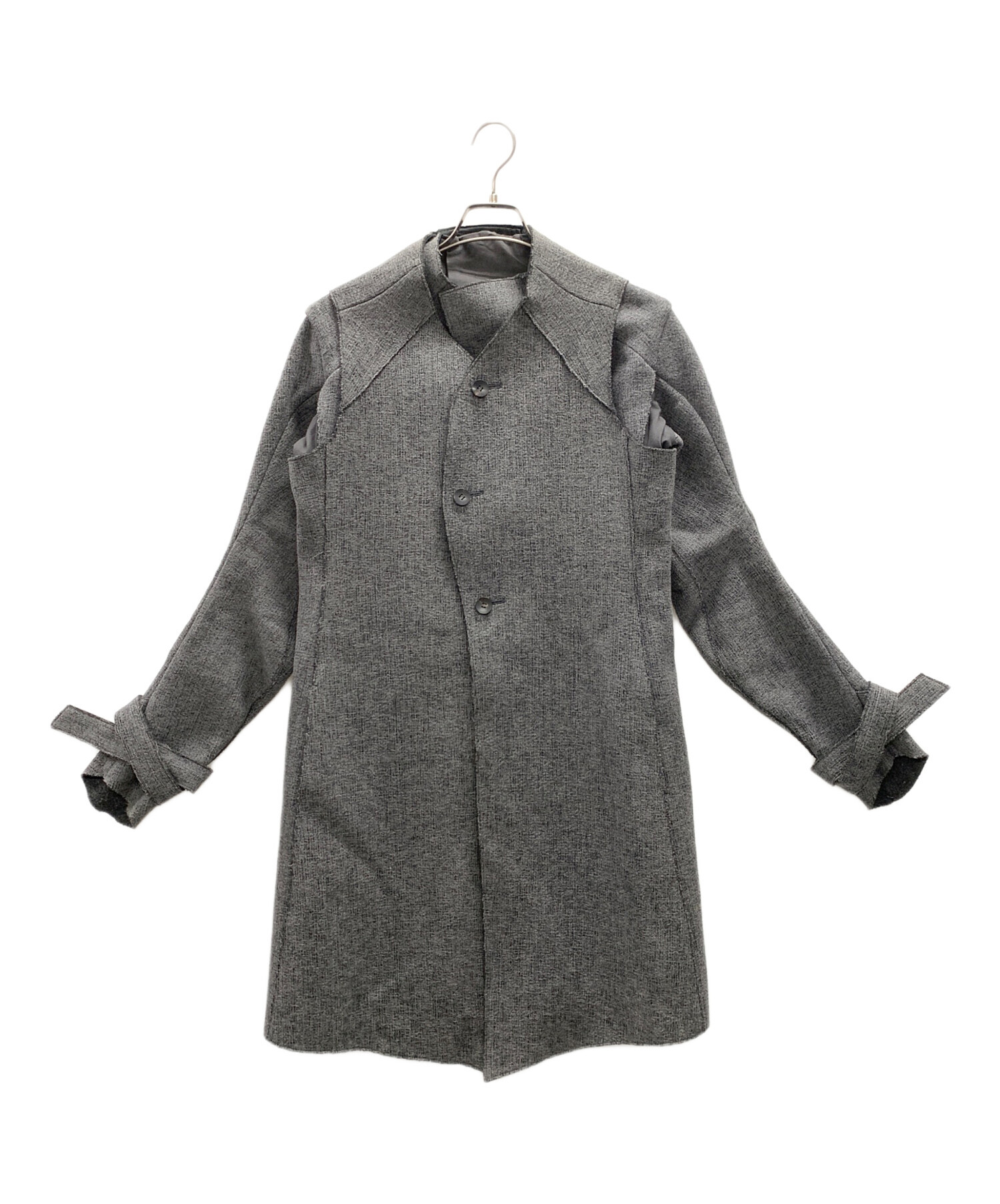 中古・古着通販】DEVOA (デヴォア) コート グレー サイズ:1｜ブランド