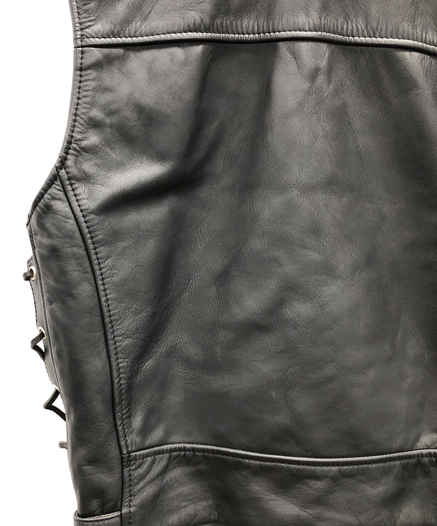 中古・古着通販】KADOYA (カドヤ) ベスト ブラック サイズ:L｜ブランド 