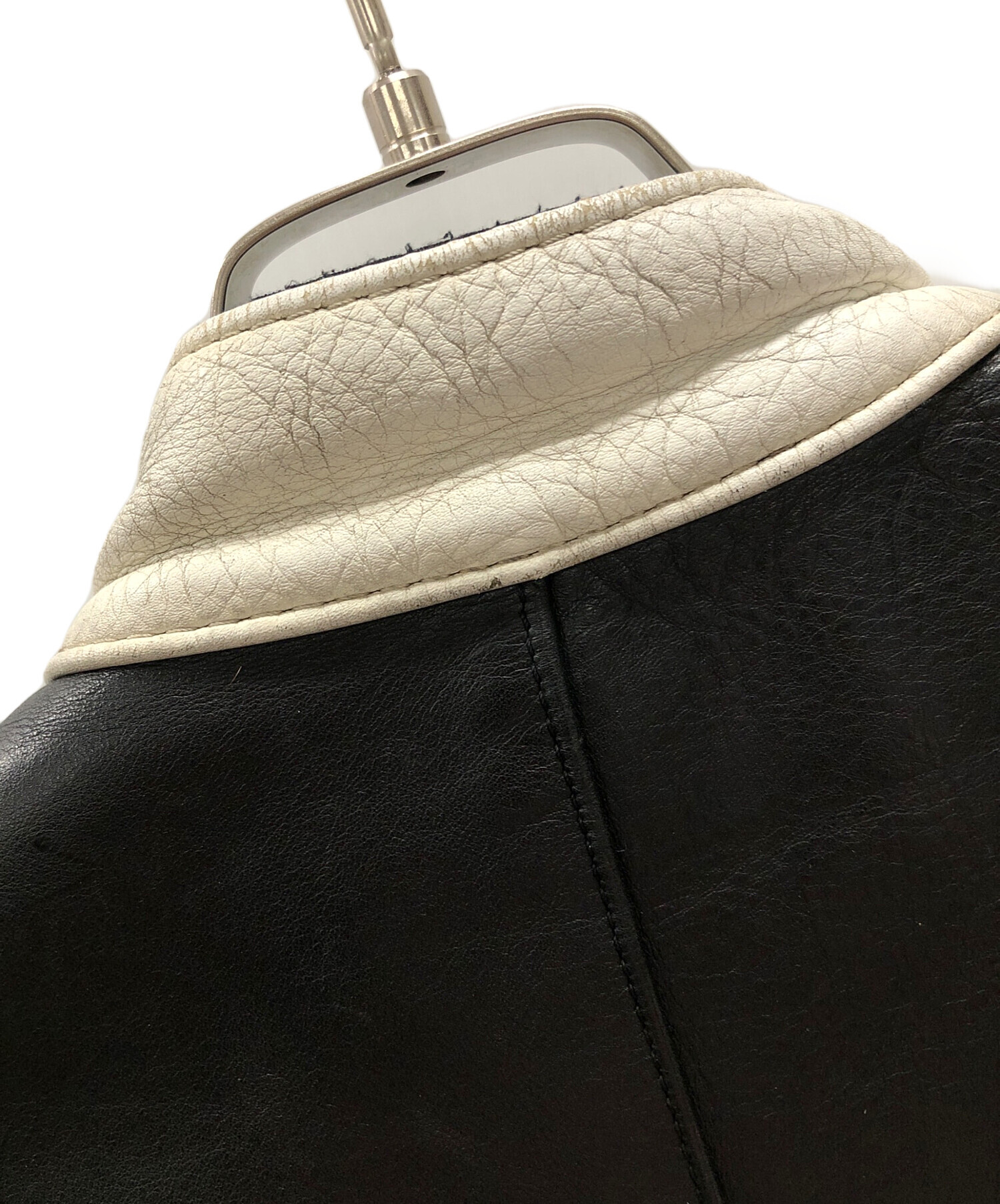 中古・古着通販】VANSON (バンソン) レザーライダースジャケット