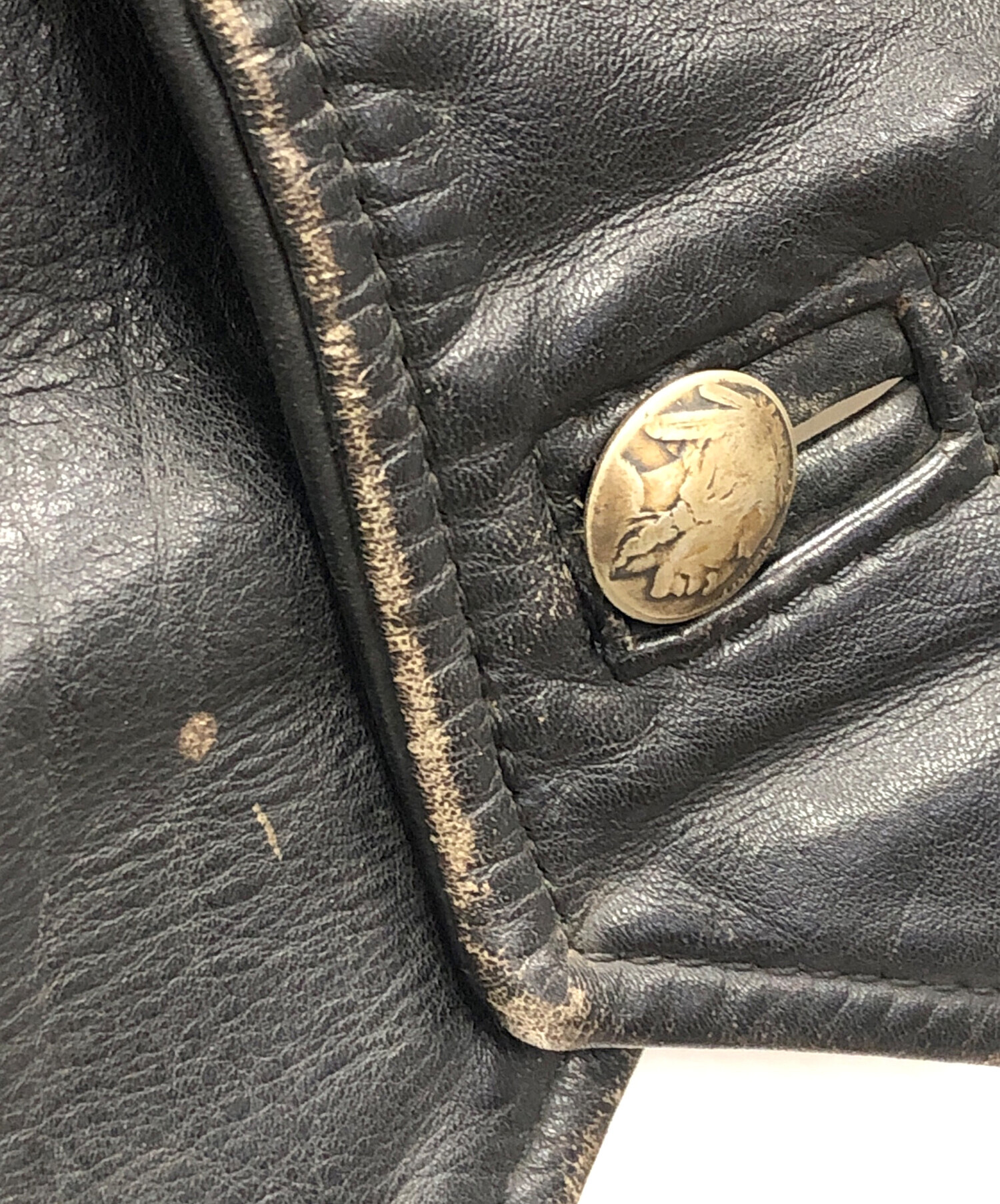 中古・古着通販】VANSON (バンソン) ベスト ブラック サイズ:38