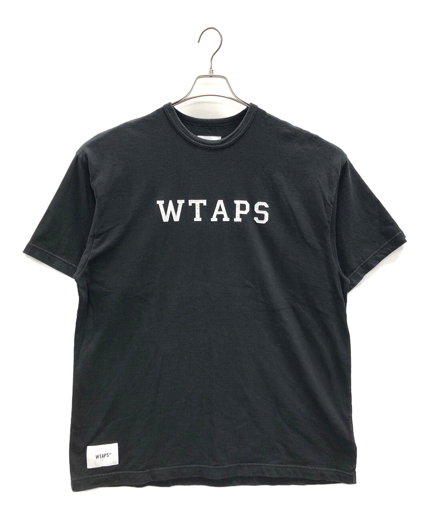 中古・古着通販】WTAPS (ダブルタップス) Tシャツ ブラック×ホワイト 
