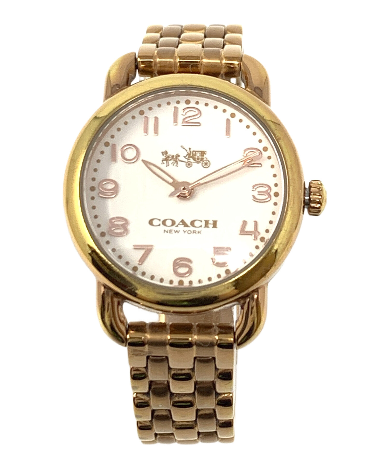中古・古着通販】COACH (コーチ) 腕時計 クォーツ サイズ:実寸サイズに 