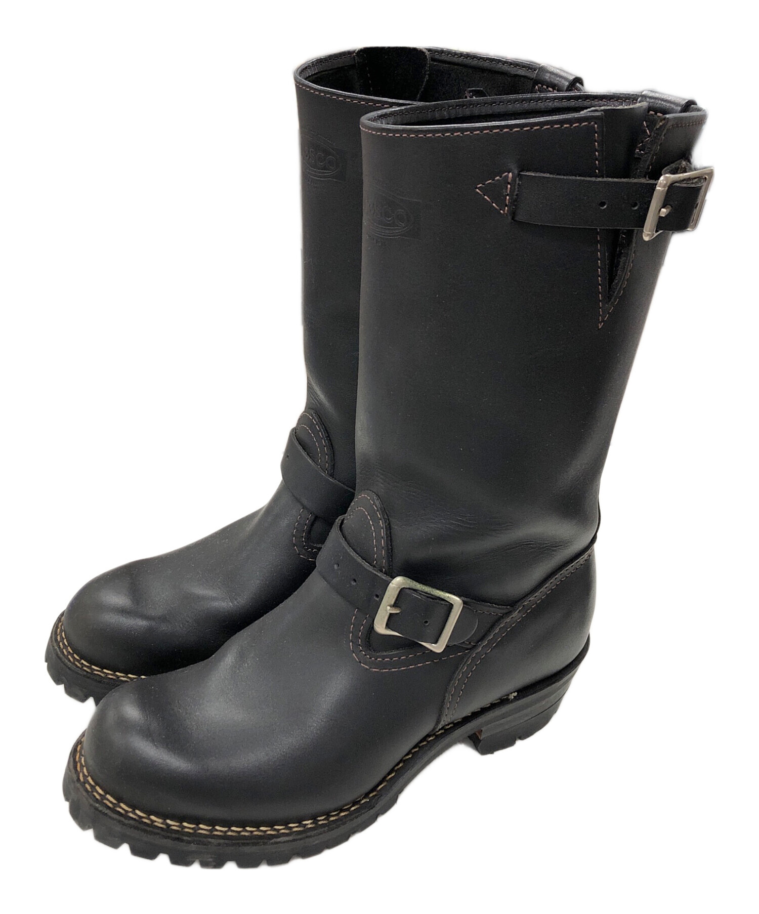 WESCO黒 レザー エンジニアブーツ 中古・古着通販】WESCO (ウェスコ) エンジニアブーツ BOSS (ボス