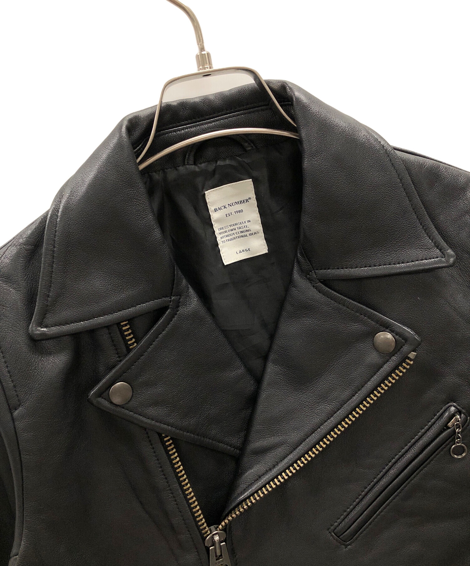中古・古着通販】BACK NUMBER (バックナンバー) ダブルライダース