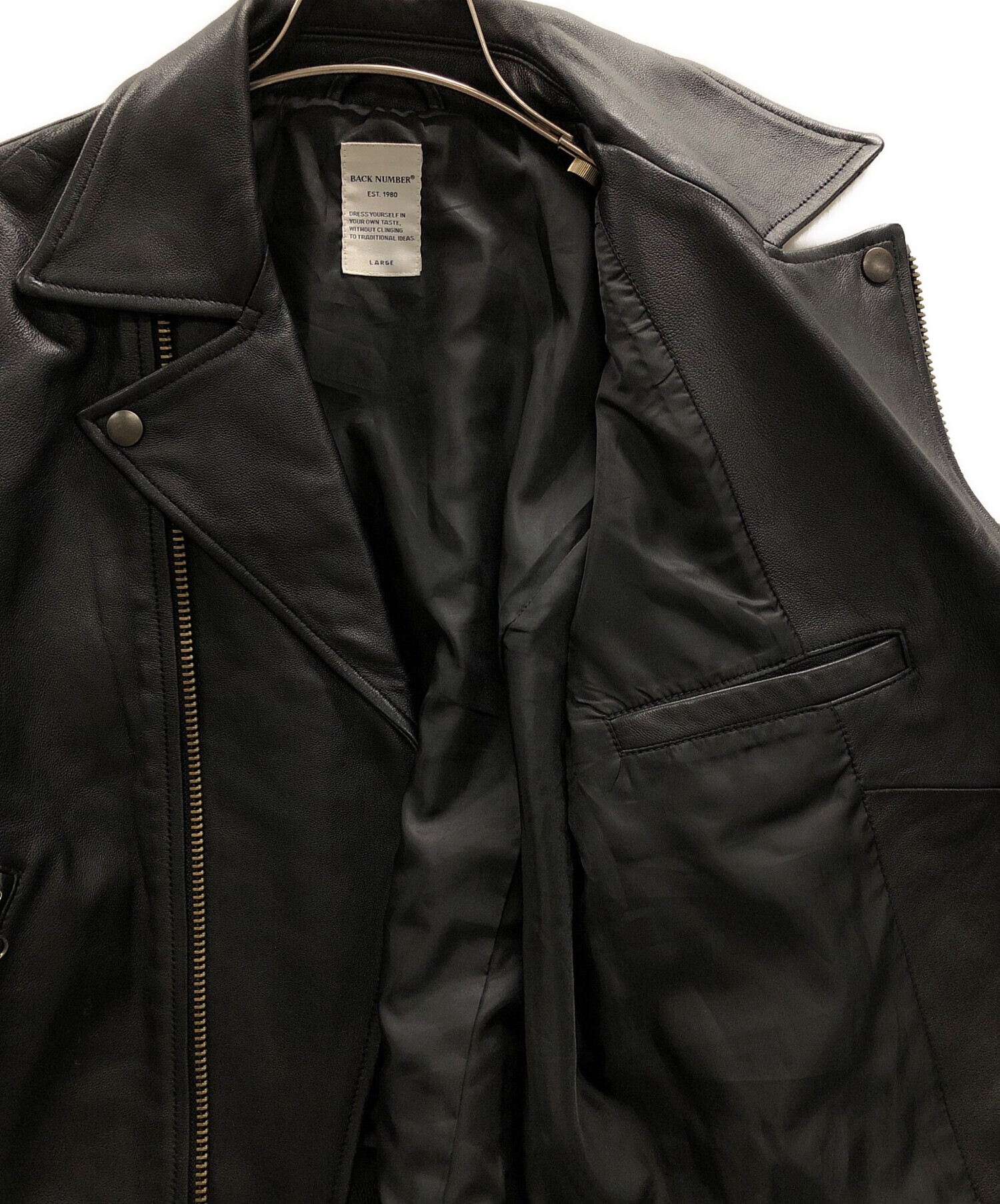 中古・古着通販】BACK NUMBER (バックナンバー) ダブルライダース