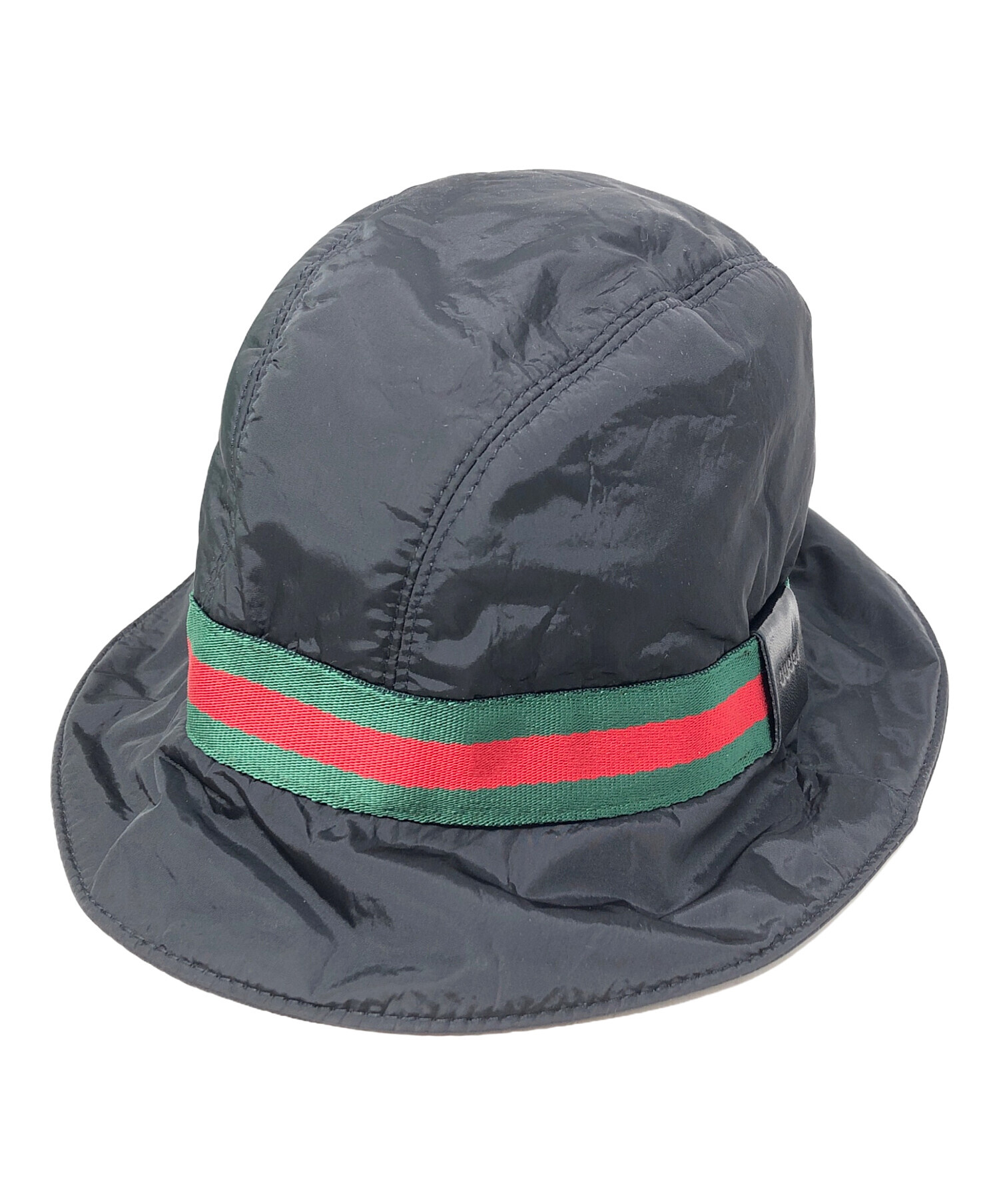 GUCCI サファリハット 中古・古着通販】GUCCI (グッチ) サファリハット ブラック サイズ:実寸