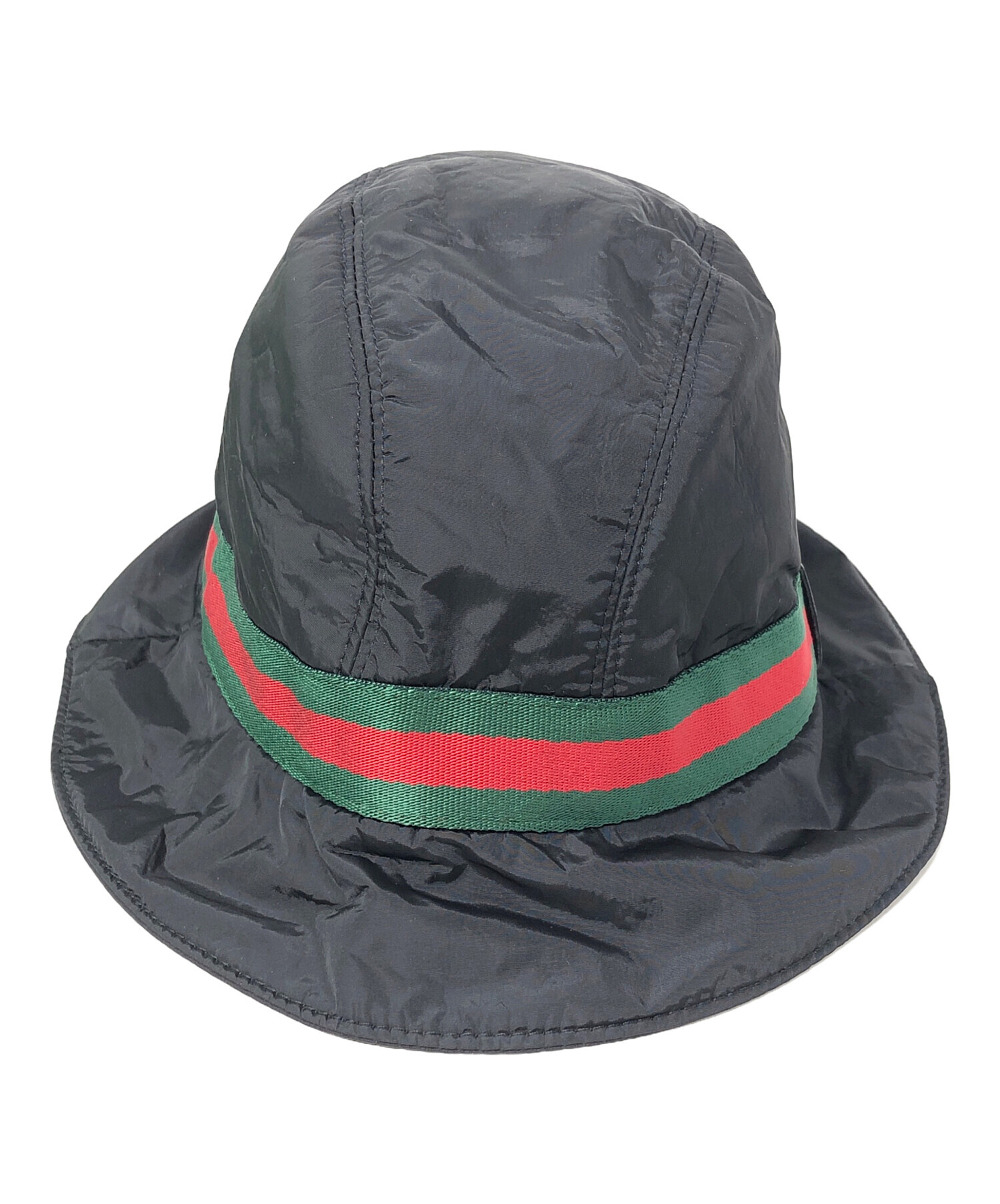 中古・古着通販】GUCCI (グッチ) サファリハット ブラック サイズ:実寸