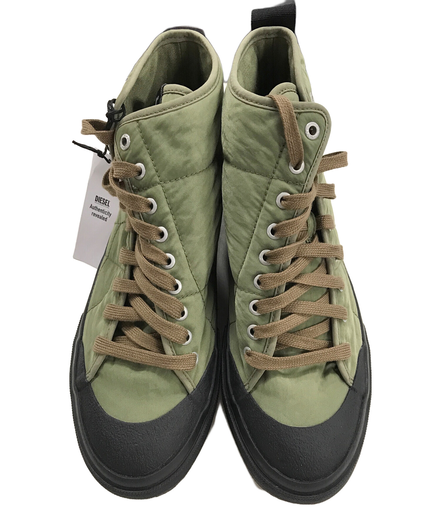 DIESEL オリーブグリーン ハイカットスニーカーディーゼル ハイカット