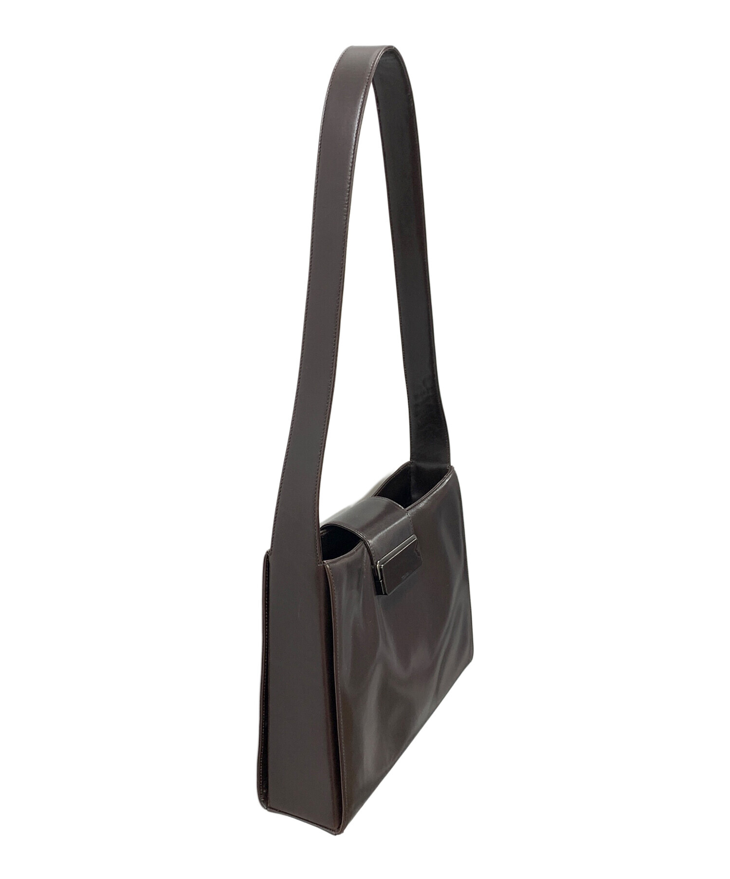 PRADA V219 TESSUTO SPORT ショルダーバッグ EBANO 中古・古着通販】PRADA (プラダ) ショルダーバッグ EBANO（エバーノ