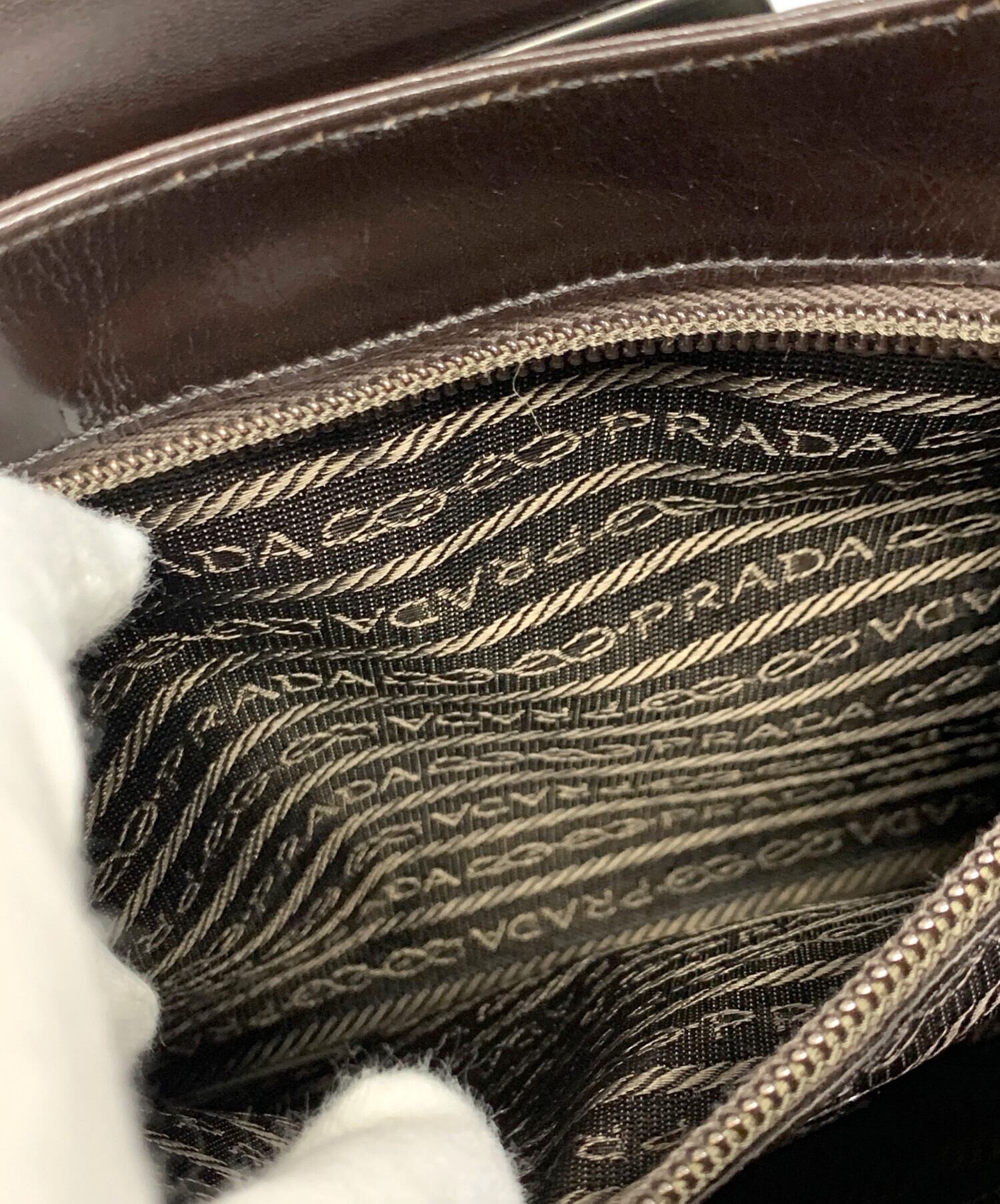 中古・古着通販】PRADA (プラダ) ショルダーバッグ EBANO（エバーノ
