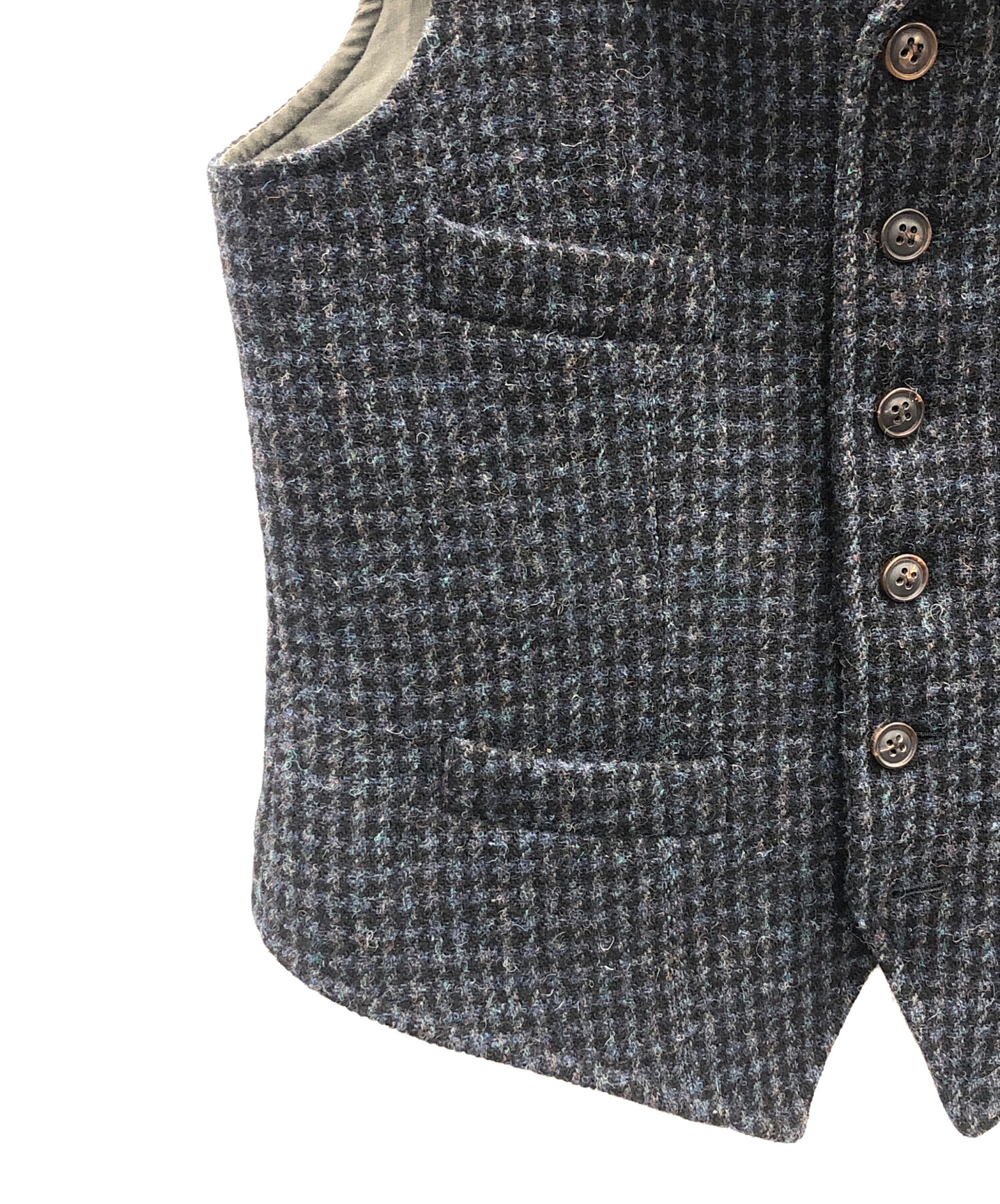 Nigel Cabourn Harris Tweed ベスト 48 Nigel Cabourn マロリーベスト 48 ネイビー - メルカリ