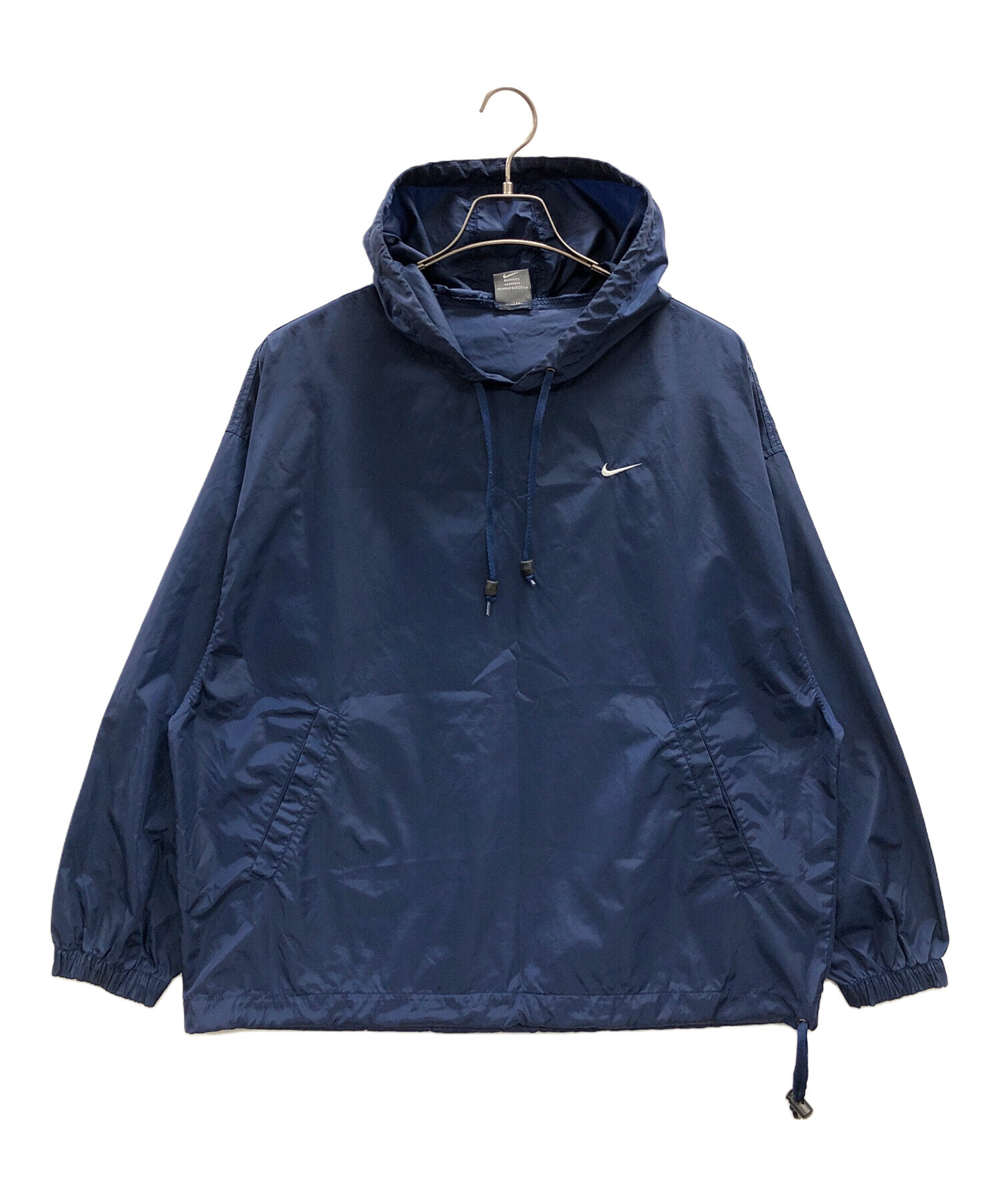 中古・古着通販】NIKE (ナイキ) ナイロンパーカー ネイビー サイズ:M