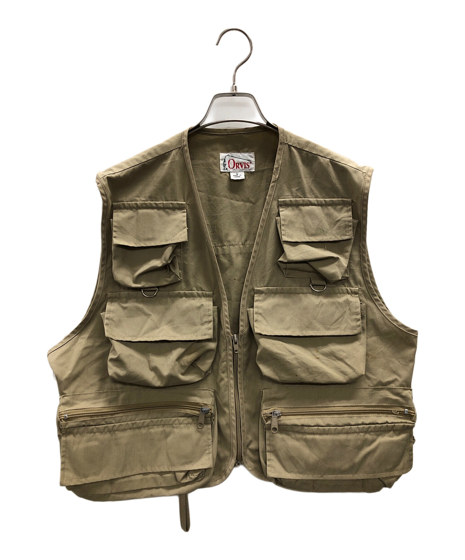 中古・古着通販】orvis (オービス) ベスト カーキ サイズ:S｜ブランド