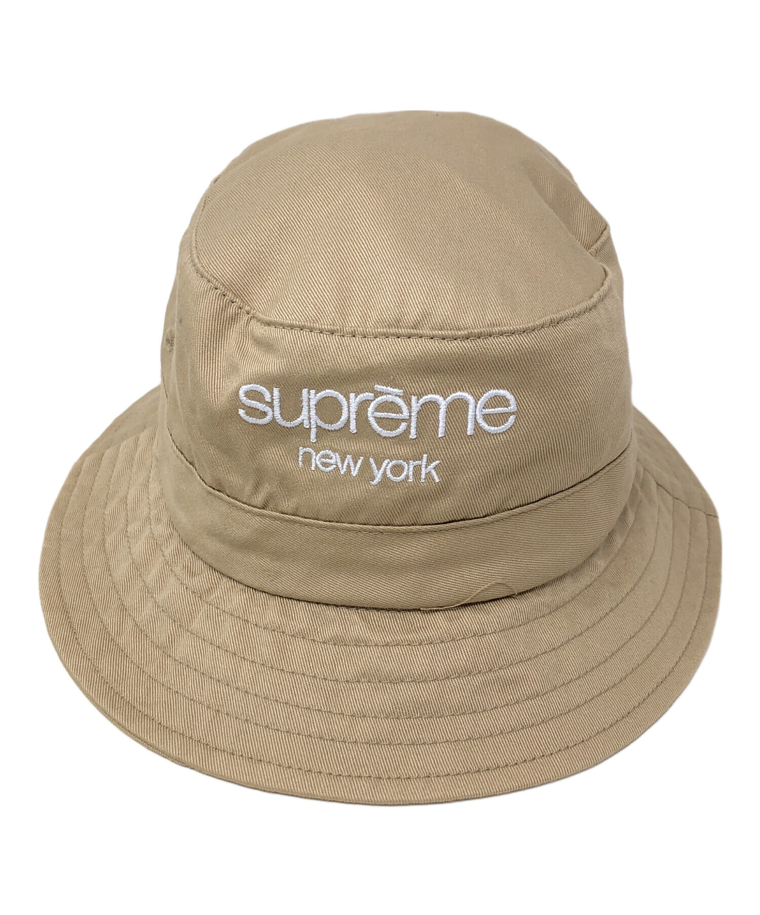 中古・古着通販】SUPREME (シュプリーム) ハット ベージュ サイズ:実寸