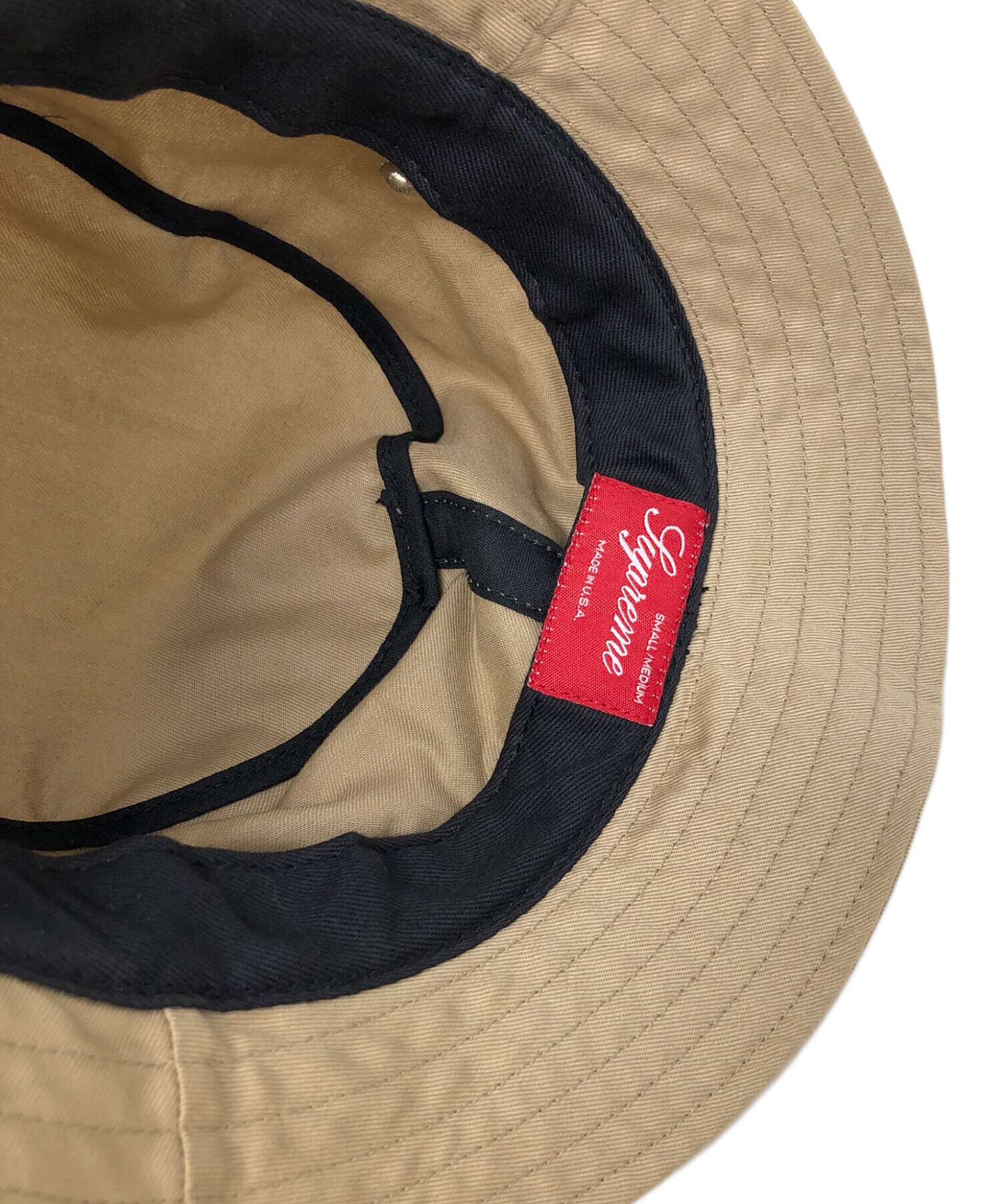 中古・古着通販】SUPREME (シュプリーム) ハット ベージュ サイズ:実寸