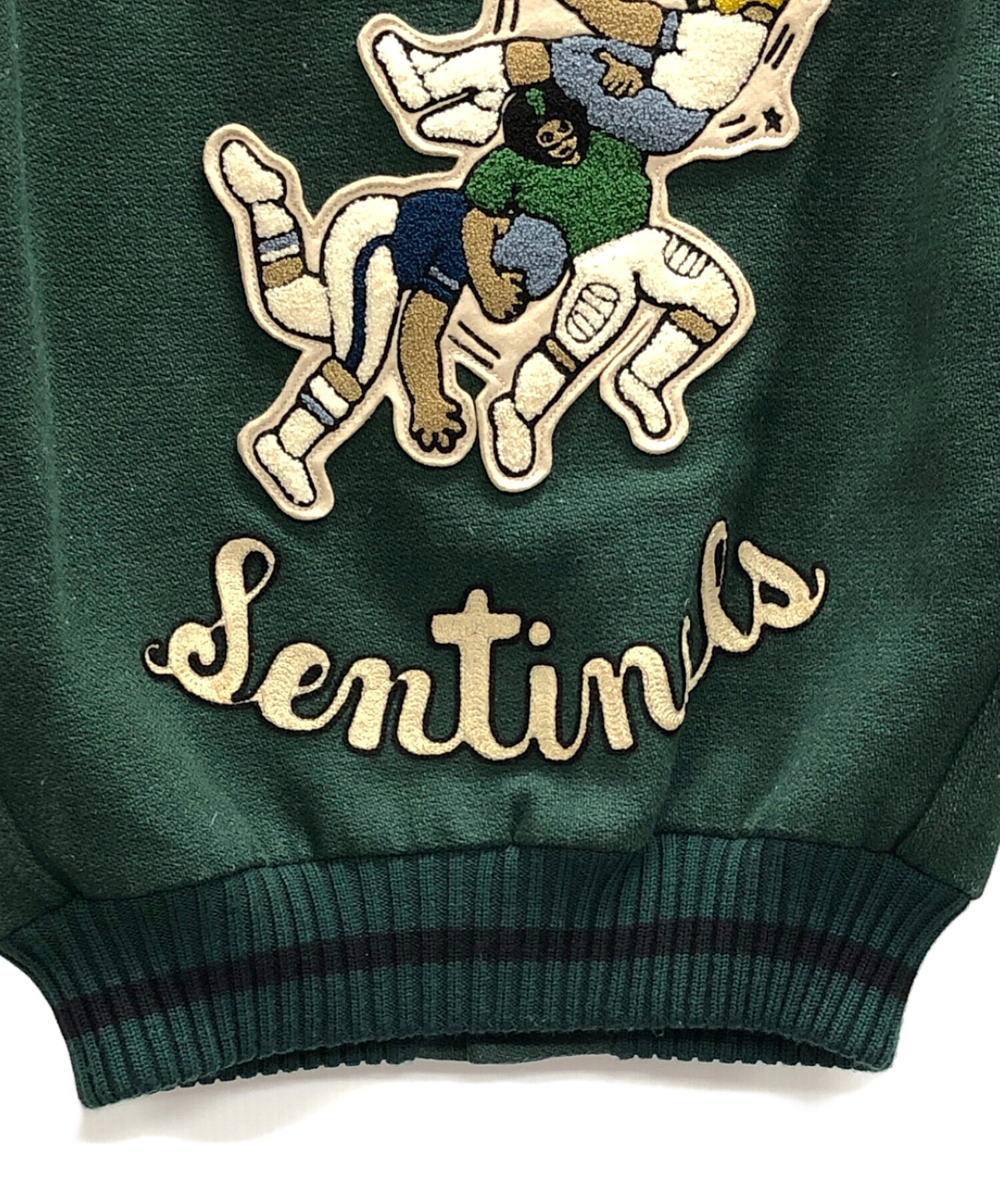 中古・古着通販】WAREHOUSE (ウエアハウス) スタジャン グリーン