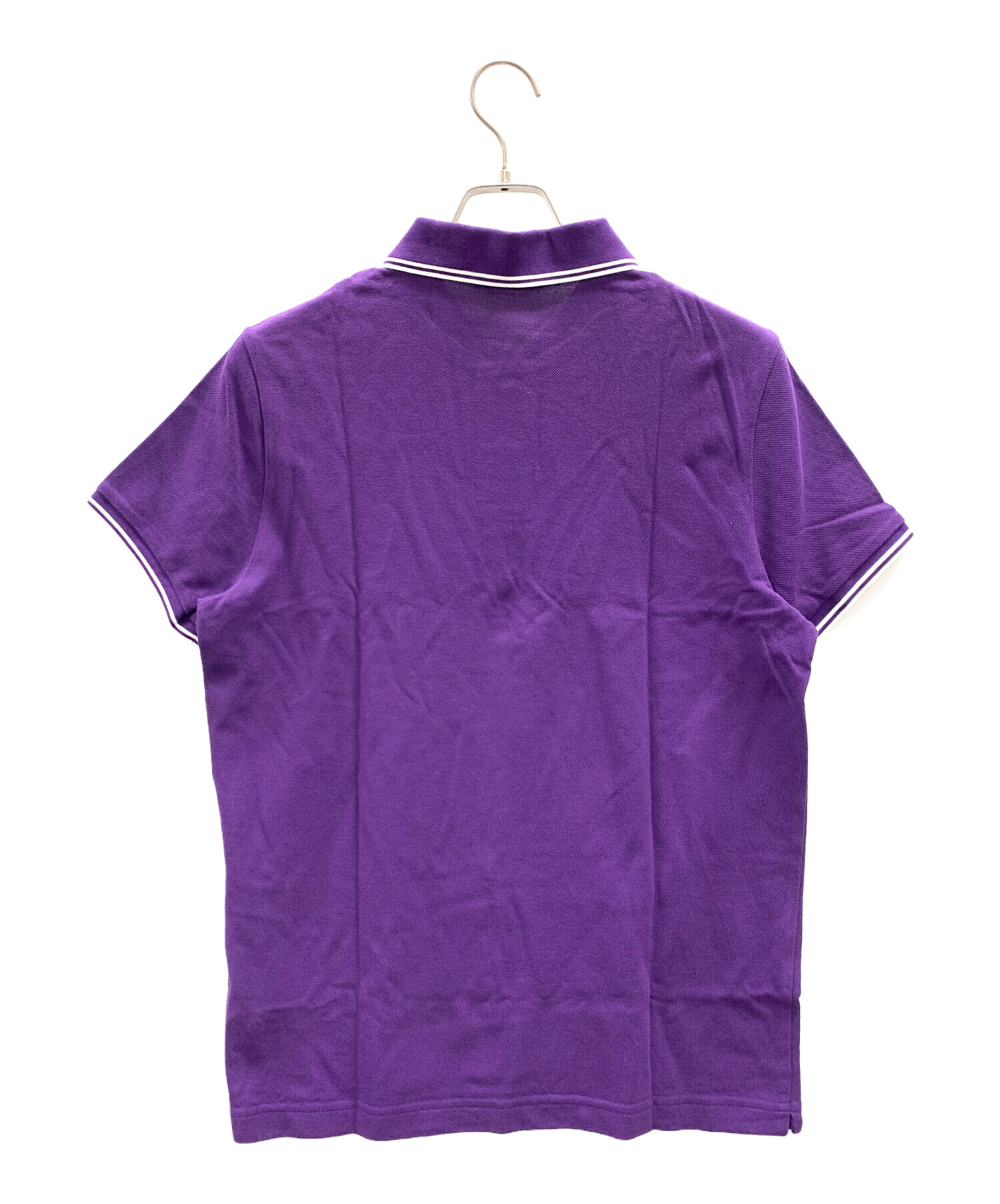 MONCLER ポロシャツ パープル スリムフィット XXL 中古・古着通販】MONCLER (モンクレール) ポロシャツ MAGLIA POLO