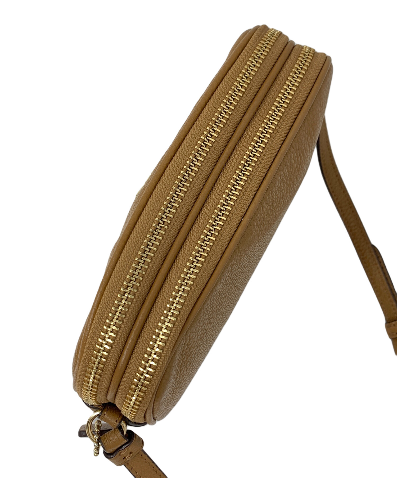 本物 コーチ COACH レザー ショルダーバッグ ポシェット ブラウン 2905 バッグ 中古・ 中古・古着通販】COACH (コーチ) レザーショルダーバッグ ブラウン