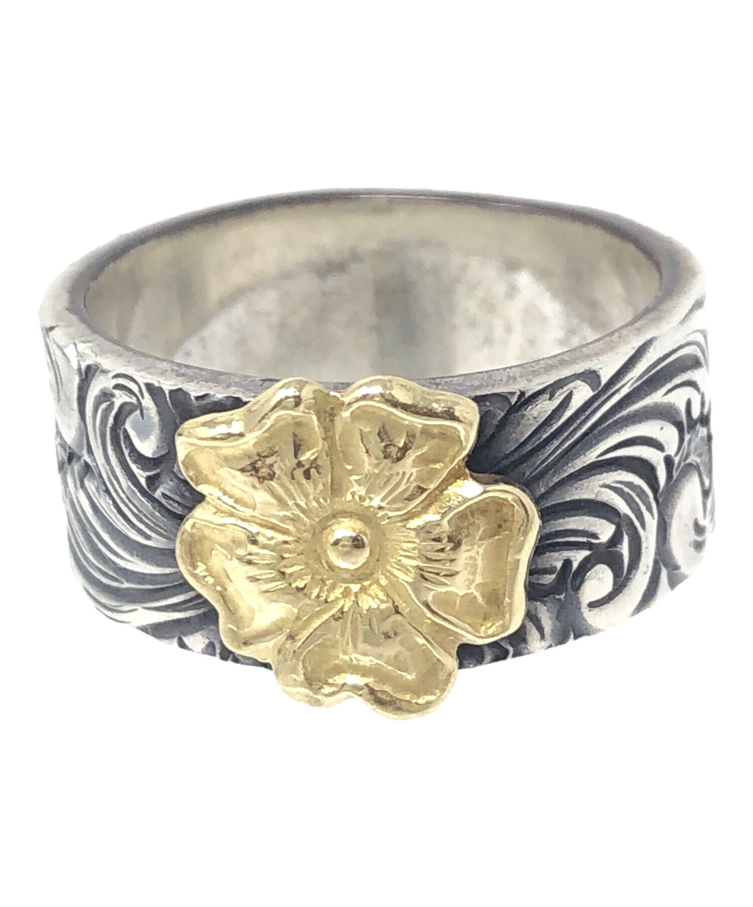 LARRY SMITH Karakuma Rose Ring No.96 22号 LARRY SMITH 通販 指輪 KARAKUSA RING 18K ROSE