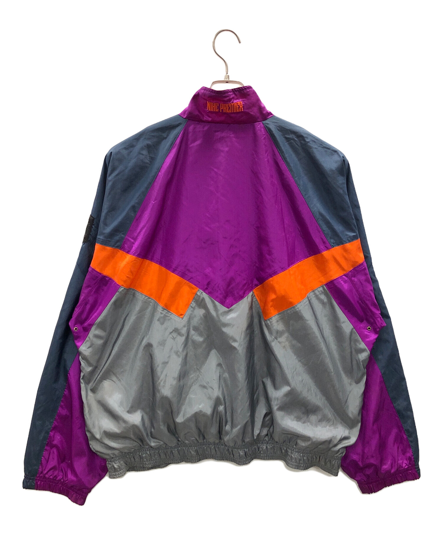 中古・古着通販】NIKE (ナイキ) トラックジャケット パープル×ネイビー 