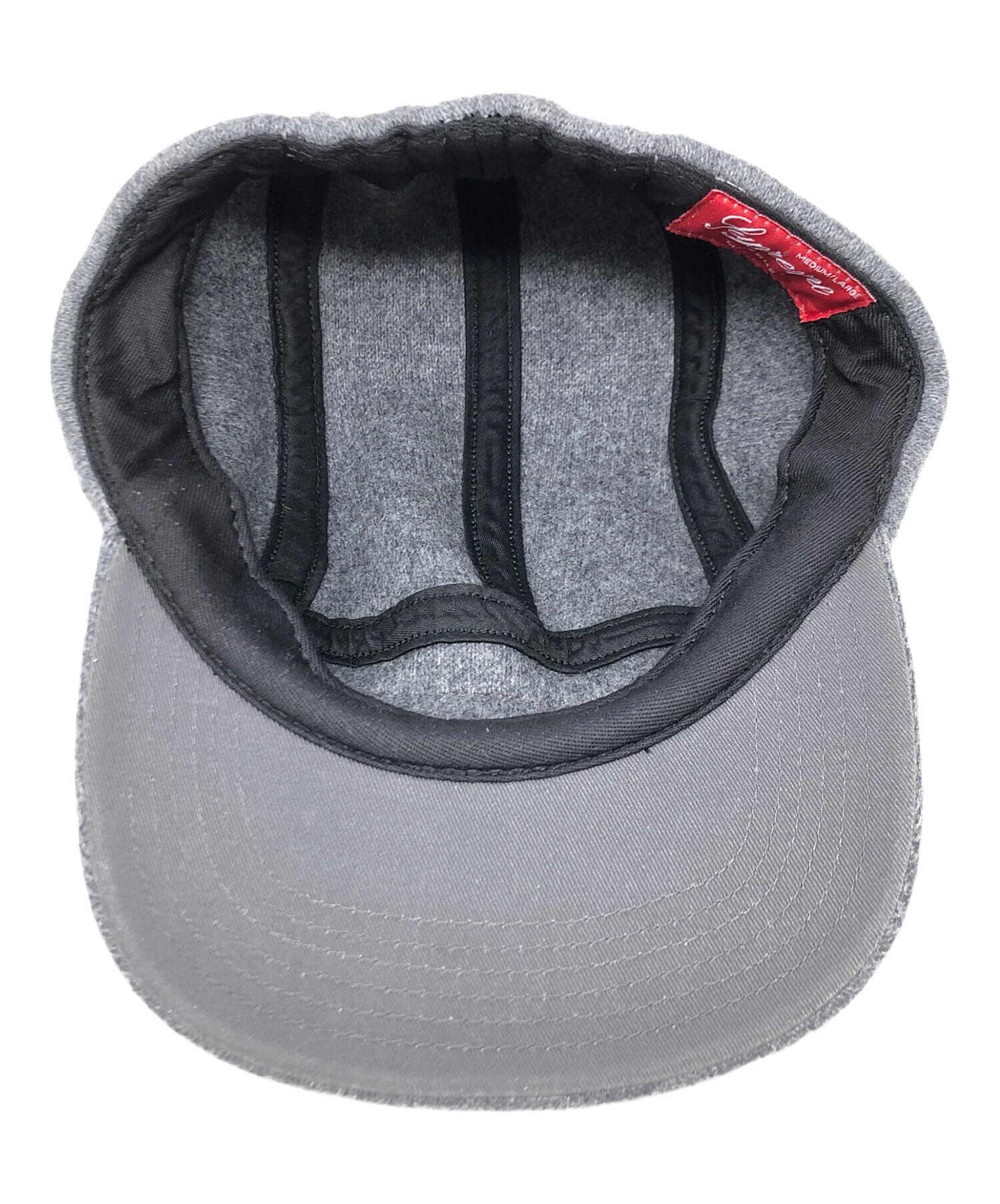 Supreme グレー キャップ フラットブリム 中古・古着通販】Supreme (シュプリーム) キャンプキャップ / Military