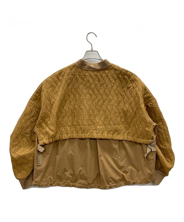 Lallia Mu / ジャケット/38/ポリエステル/BRW/2314151 中古・古着通販】Lallia Mu (ラリア ムー) キルトブルゾン ジャケット