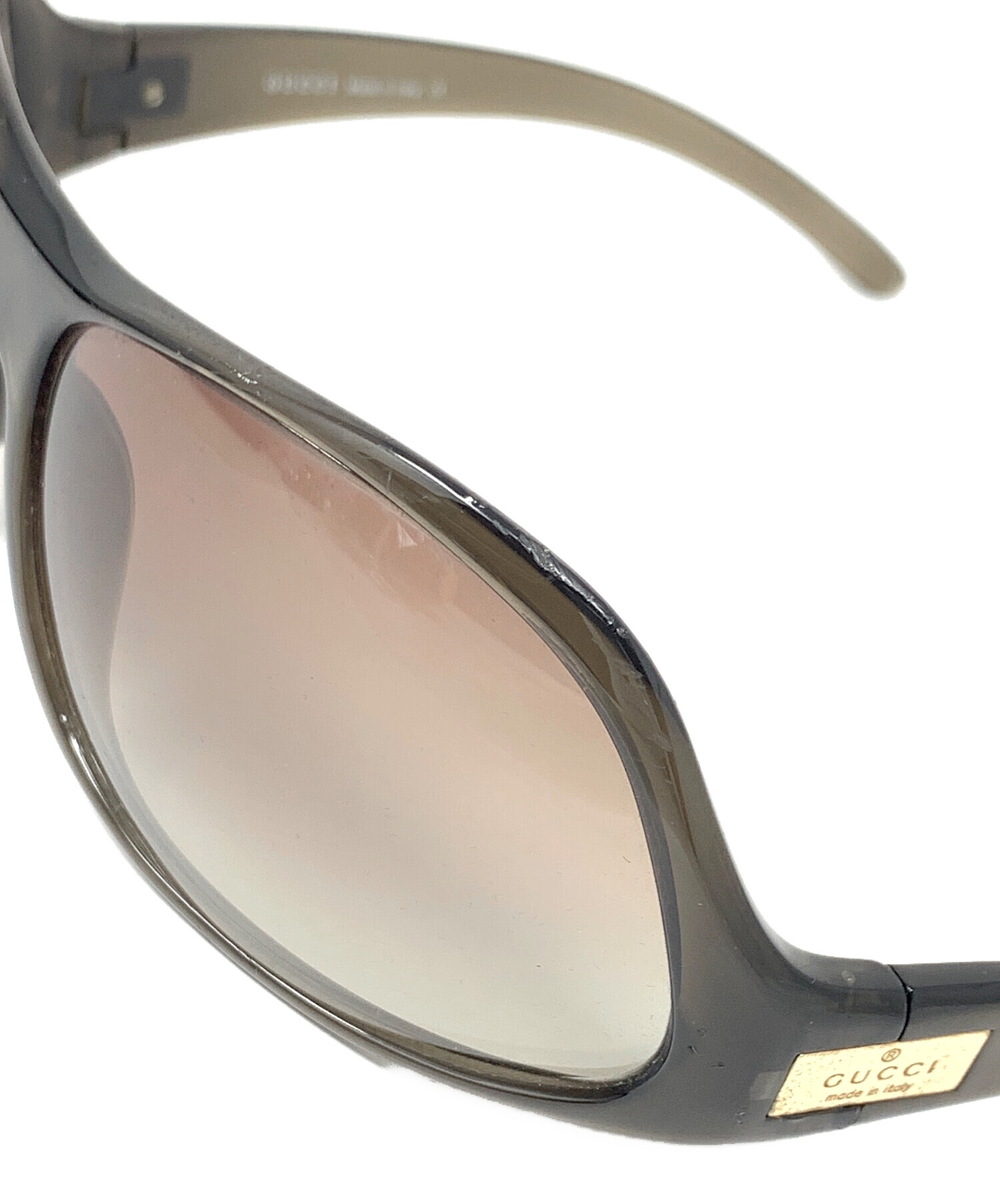 中古・古着通販】GUCCI (グッチ) サングラス ダークブラウン サイズ:67 