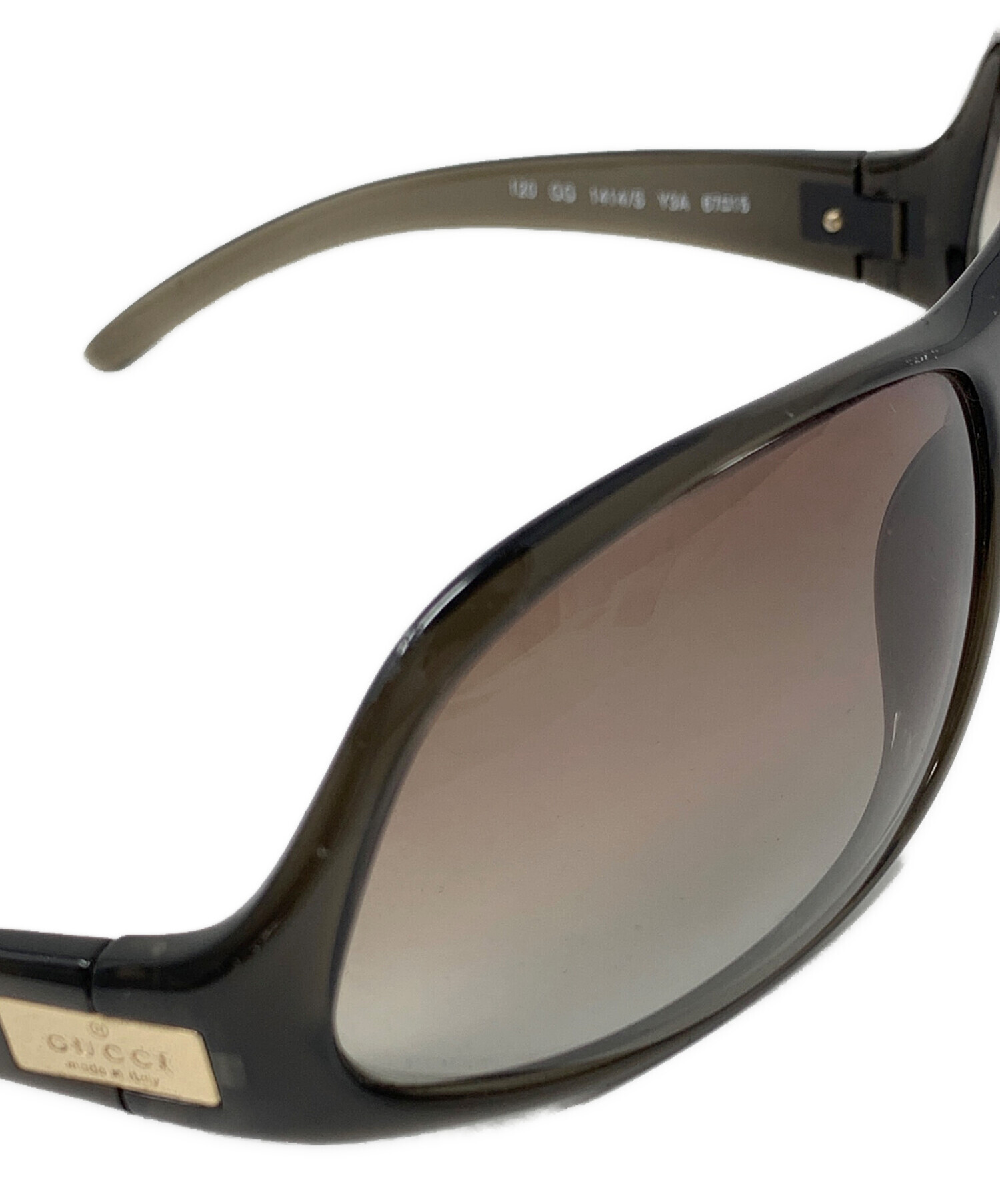 中古・古着通販】GUCCI (グッチ) サングラス ダークブラウン サイズ:67 