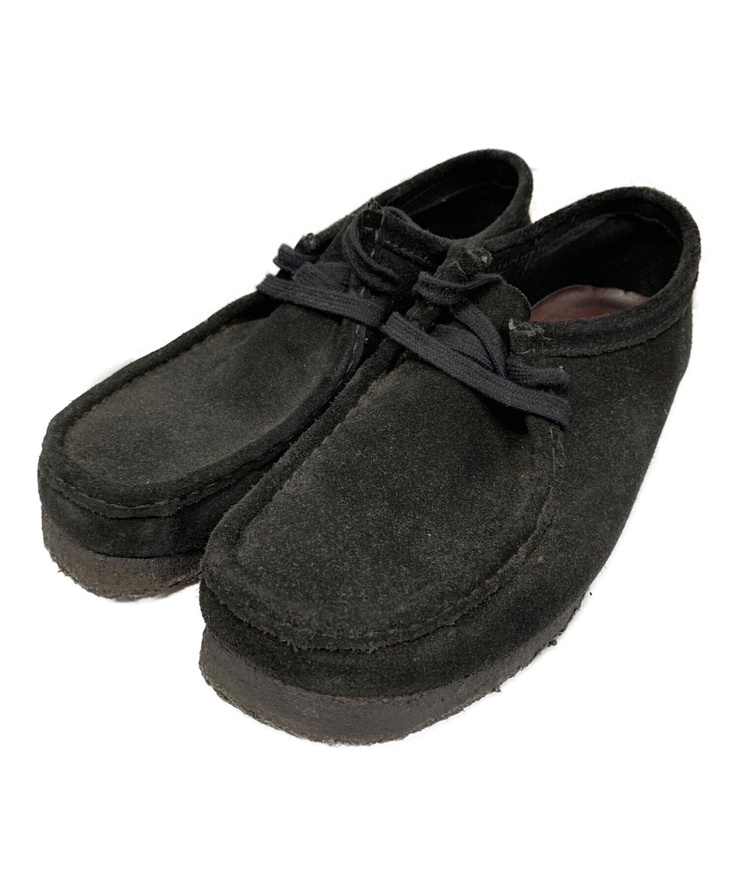 中古・古着通販】CLARKS (クラークス) ワラビーシューズ ブラック 