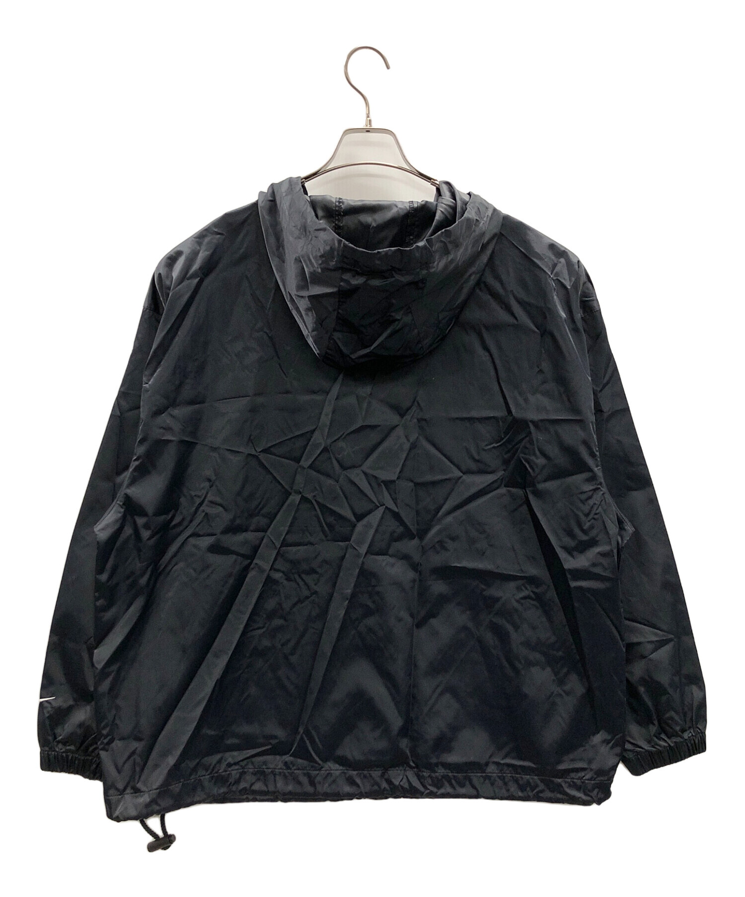中古・古着通販】NIKE (ナイキ) ナイロンプルオーバー ブラック サイズ 