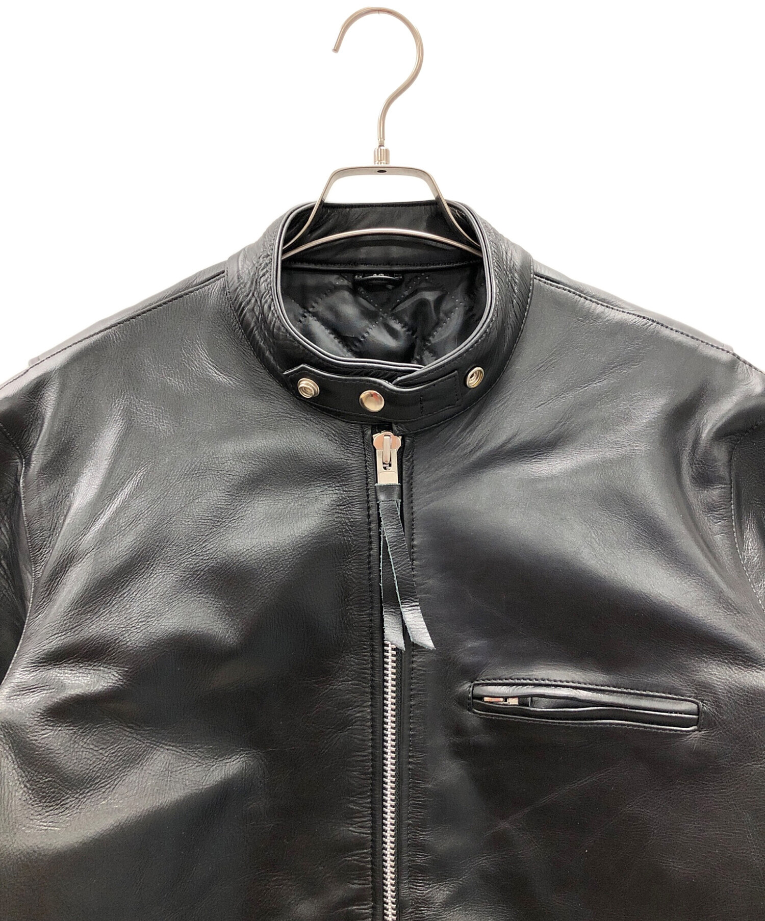 FREEDOM フリーダム ステアハイド シングル ライダースジャケット 42 フリーダム ステアハイド 本革 ライダースサイズ42 SCHOTT FREEDOM