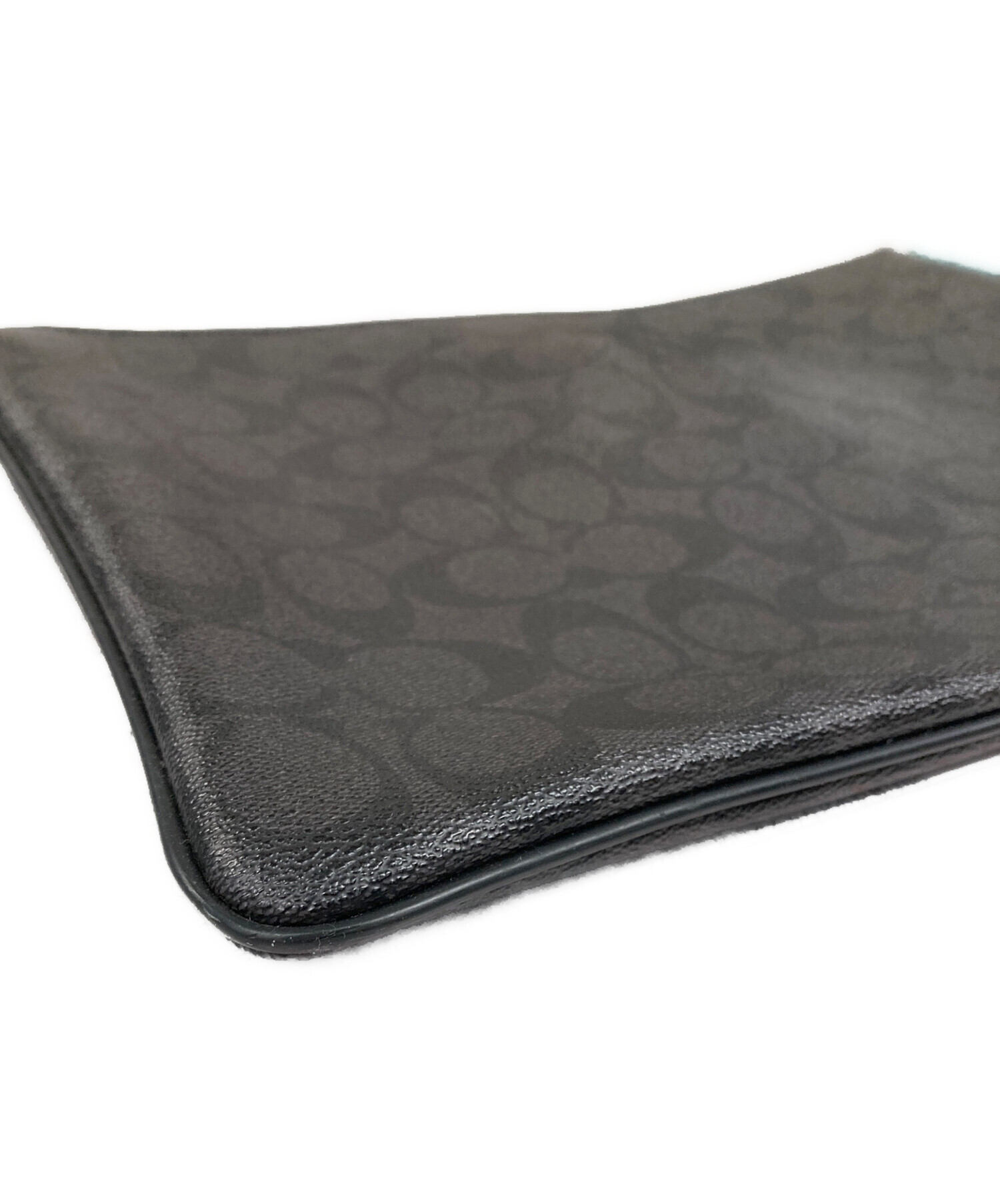 中古・古着通販】COACH (コーチ) クラッチバッグ シグネチャー