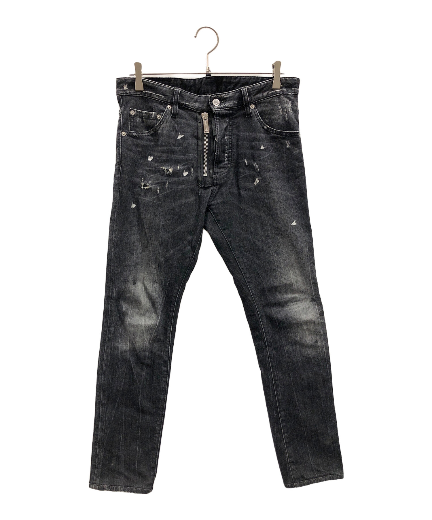中古・古着通販】DSQUARED2 (ディースクエアード) ブラックデニム
