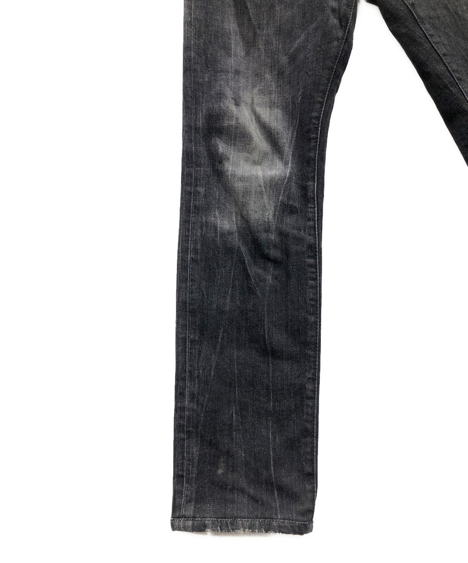 中古・古着通販】DSQUARED2 (ディースクエアード) ブラックデニム