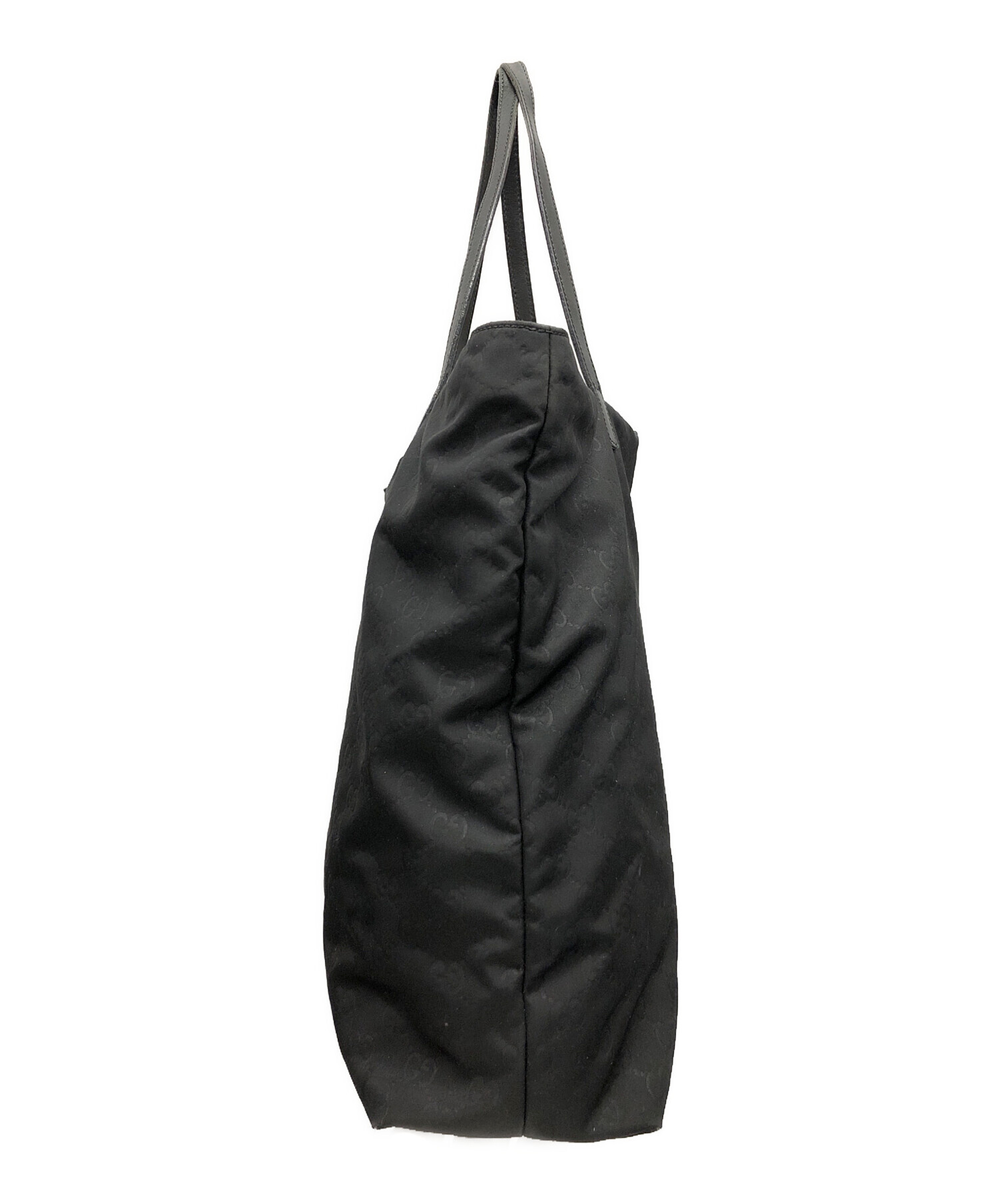 中古・古着通販】GUCCI (グッチ) GG ナイロン トートバッグ ブラック 