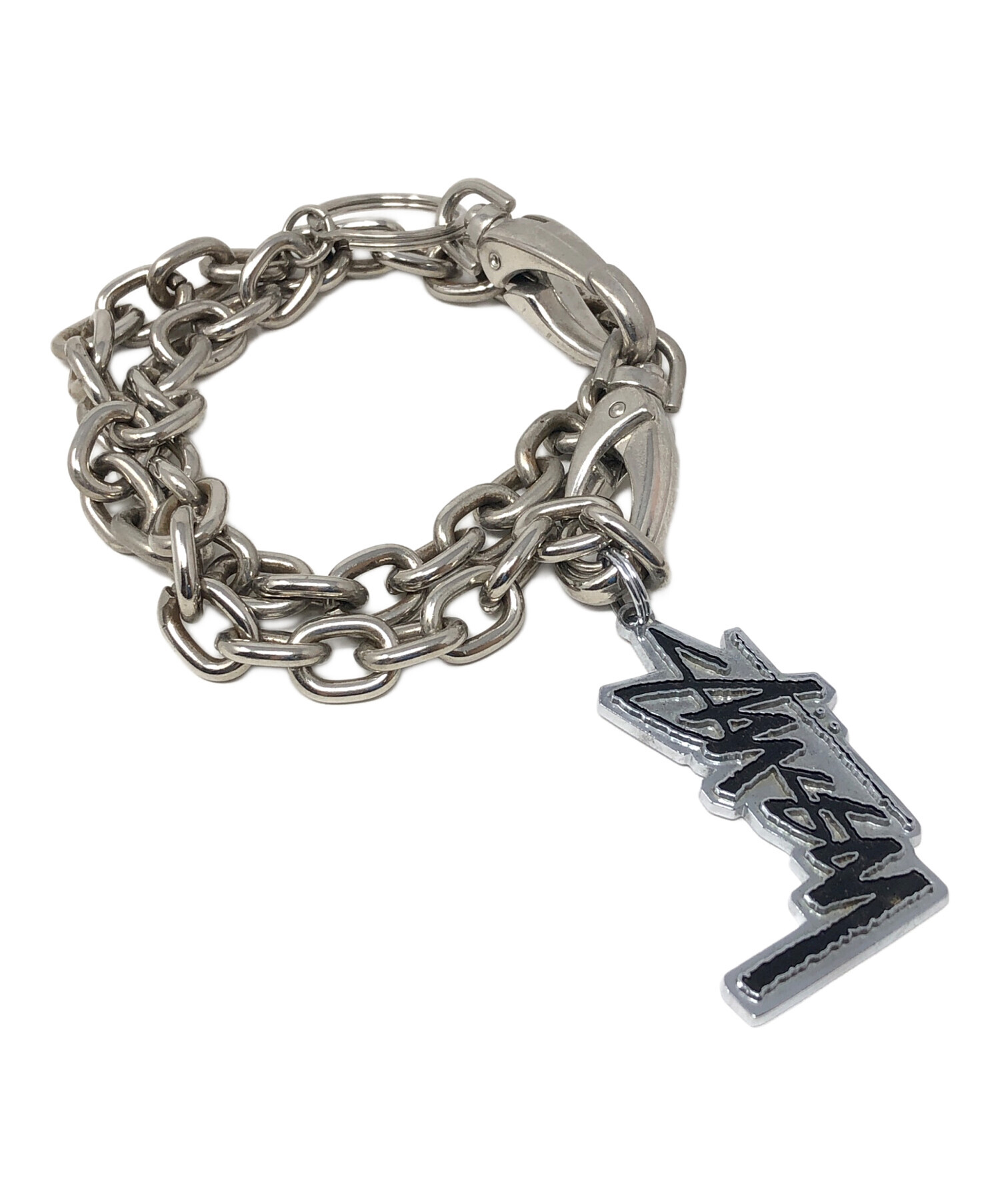 Stussy ウォレットチェーン カラビナ付き 中古・古着通販】stussy (ステューシー) ウォレットチェーン サイズ