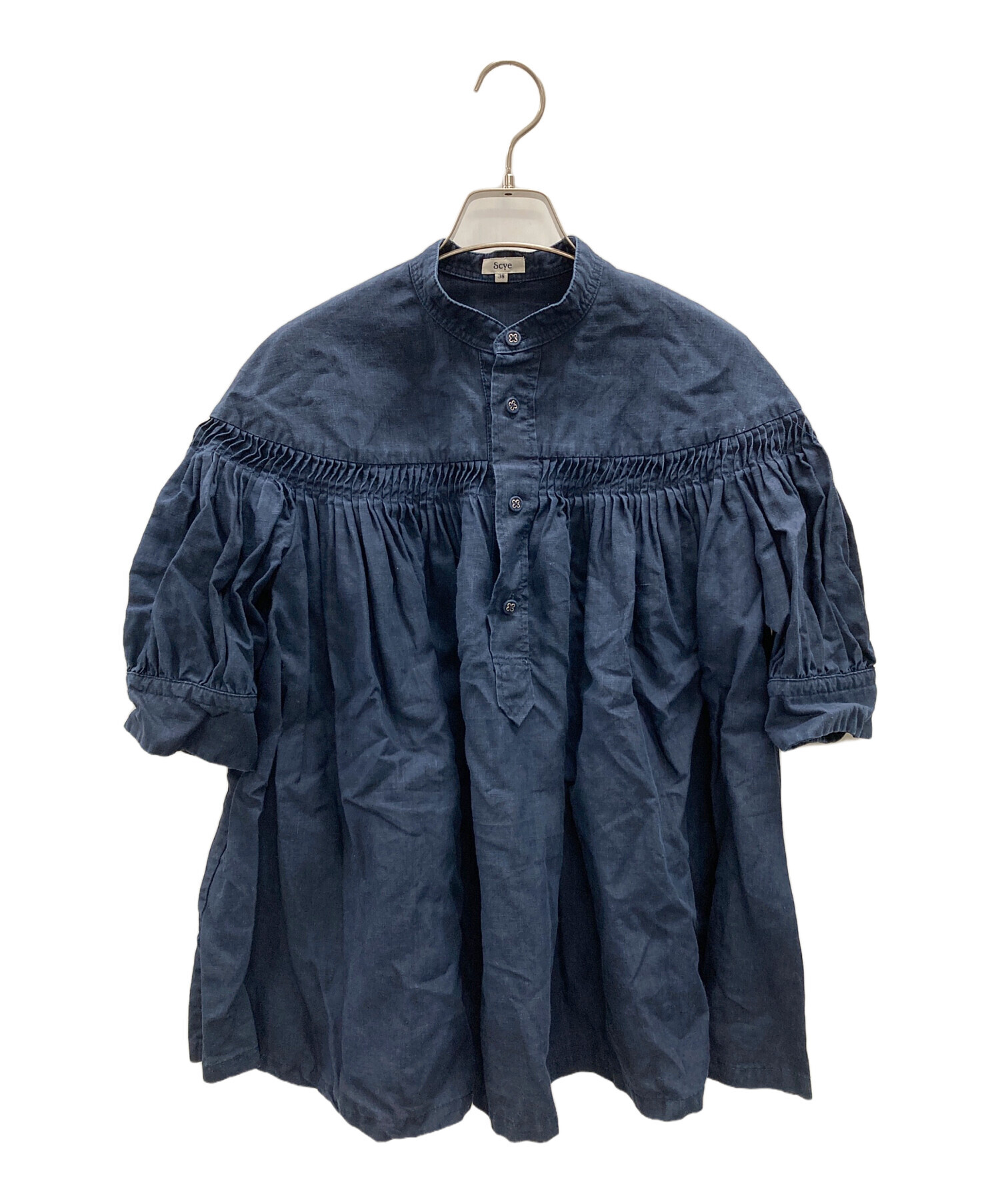 中古・古着通販】SCYE (サイ) 半袖ブラウス リネンキャンブリック 
