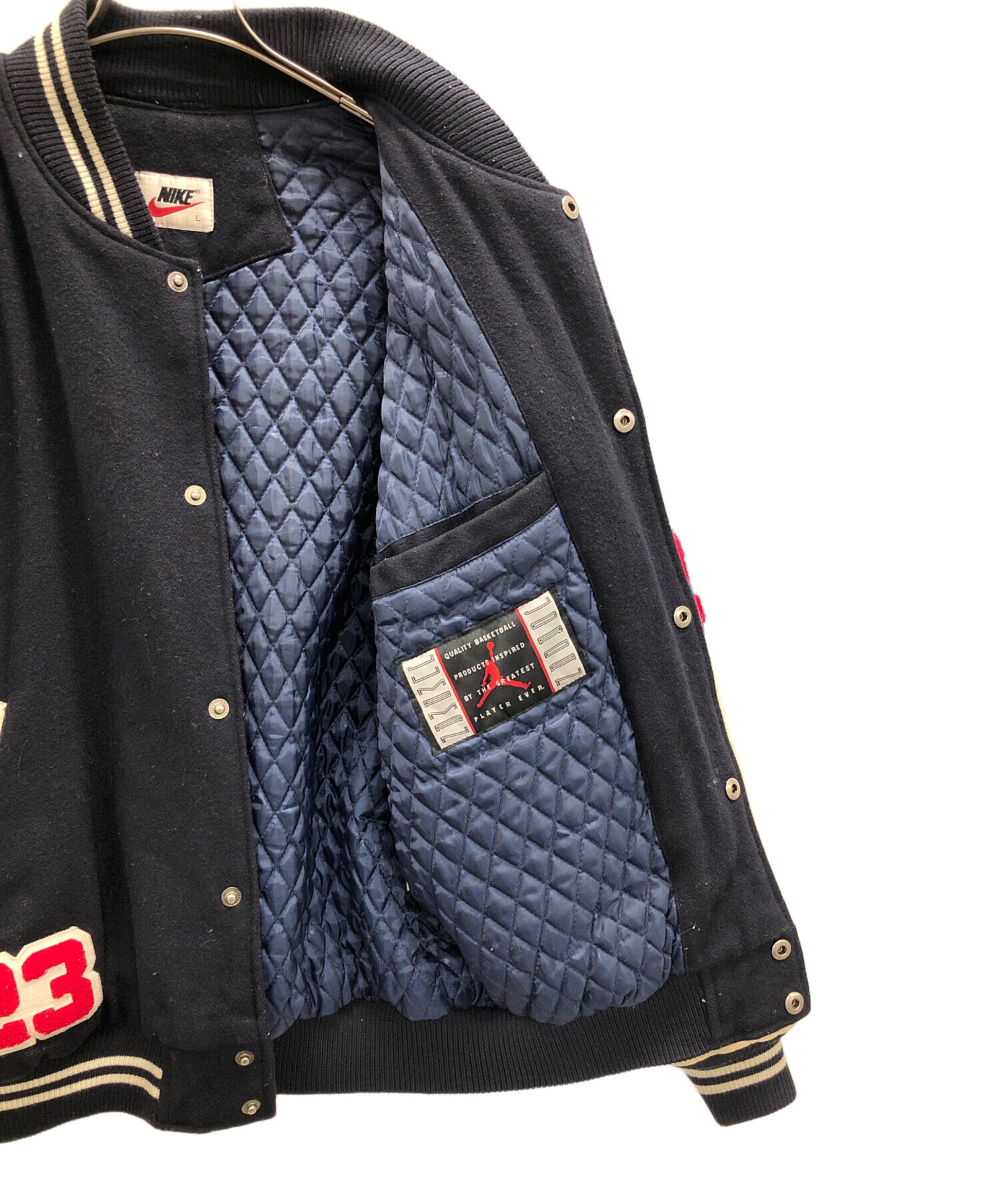 中古・古着通販】NIKE (ナイキ) ヴィンテージスタジャン ブラック 