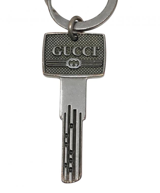 GUCCI　グッチ　シルバーキーリング　新品未使用 中古・古着通販】GUCCI (グッチ) キーリング シルバー｜ブランド・古着
