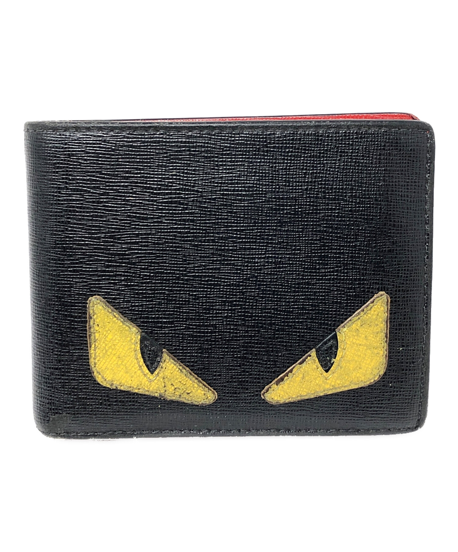 中古・古着通販】FENDI (フェンディ) 2つ折り財布 ブラック サイズ