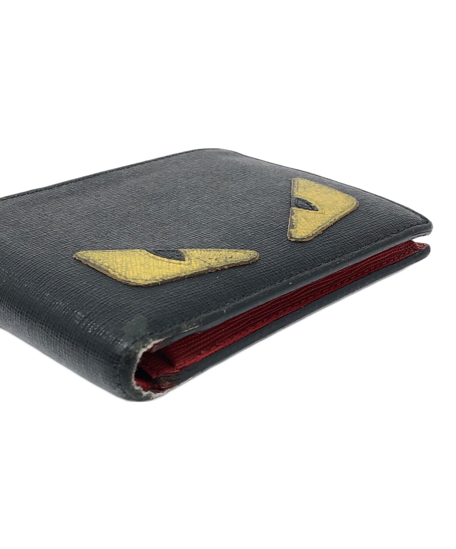 中古・古着通販】FENDI (フェンディ) 2つ折り財布 ブラック サイズ