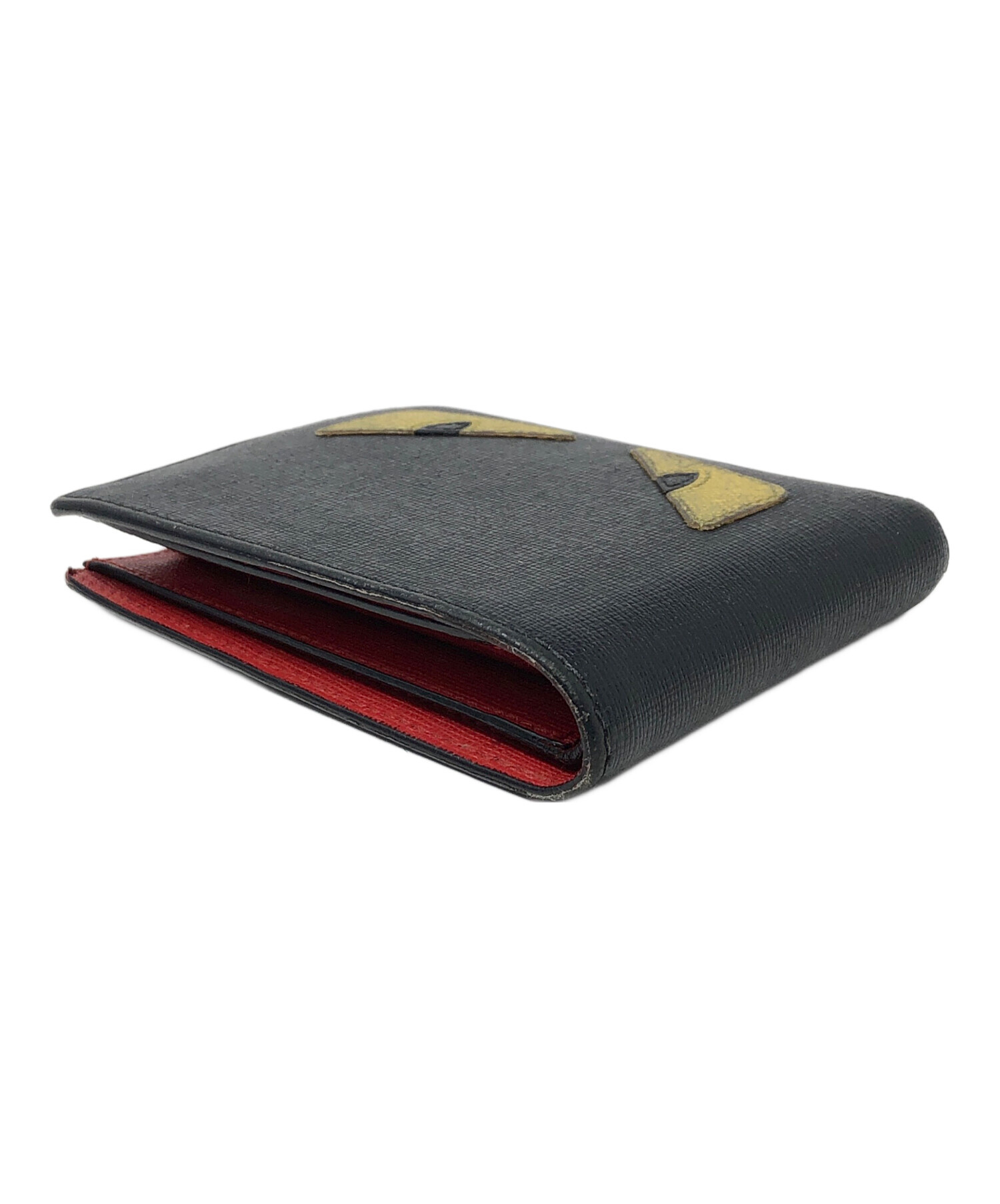 中古・古着通販】FENDI (フェンディ) 2つ折り財布 ブラック サイズ