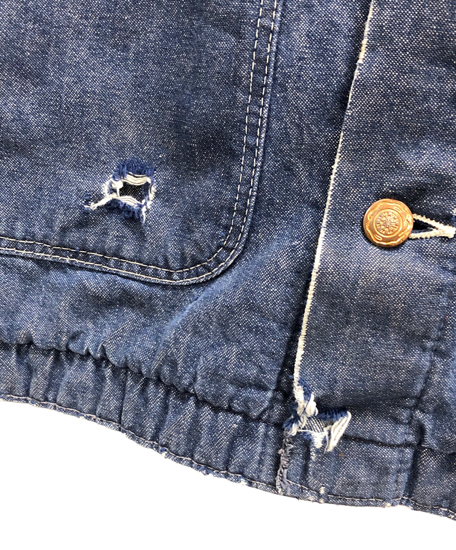 中古・古着通販】BLUE BELL (ブルーベル) デニムカバーオール