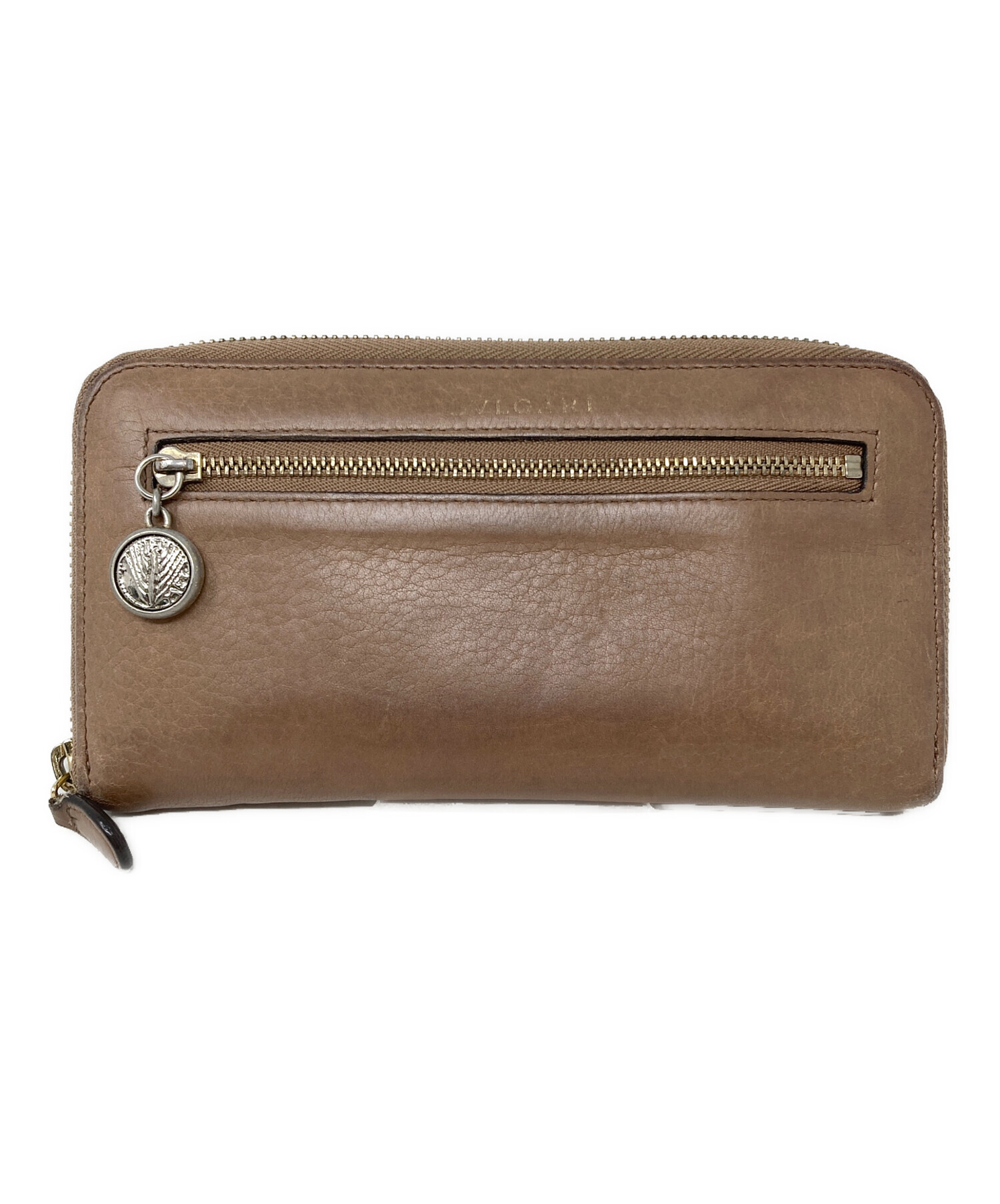 中古・古着通販】BVLGARI (ブルガリ) ラウンドファスナー財布 ライト 