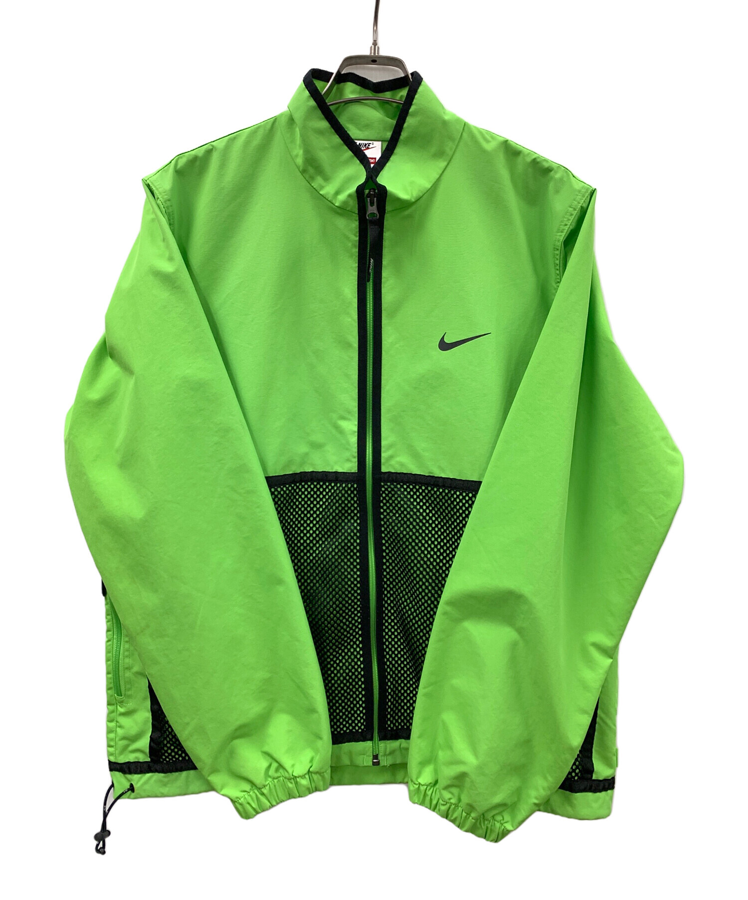 【ダダ】Nike Supreme ナイロンジャケット ブラック/グリーン ダダ】Nike Supreme ナイロンジャケット ブラック/グリーン Supreme