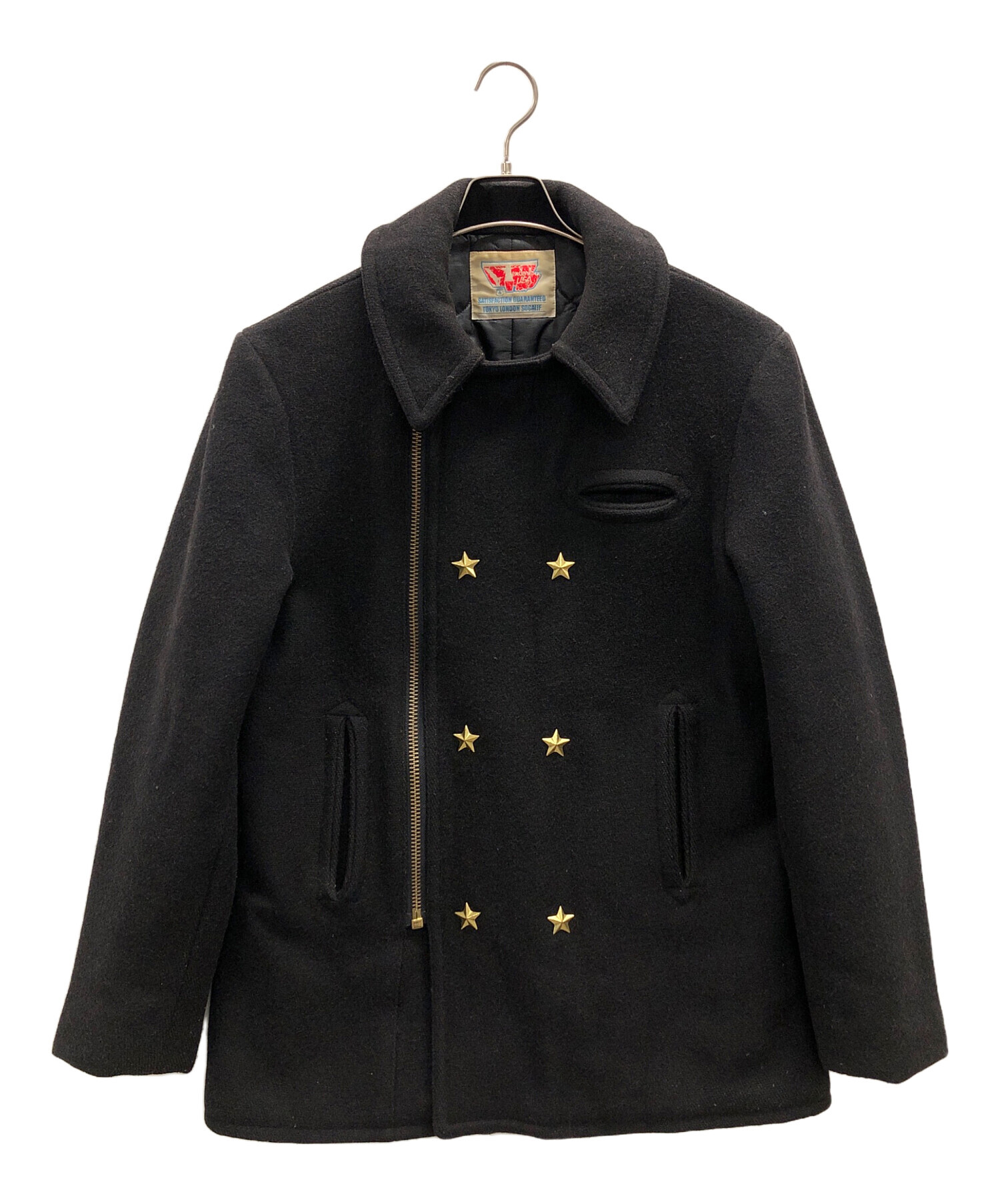 中古・古着通販】TENDERLOIN (テンダーロイン) Pコート 星型スタッズ