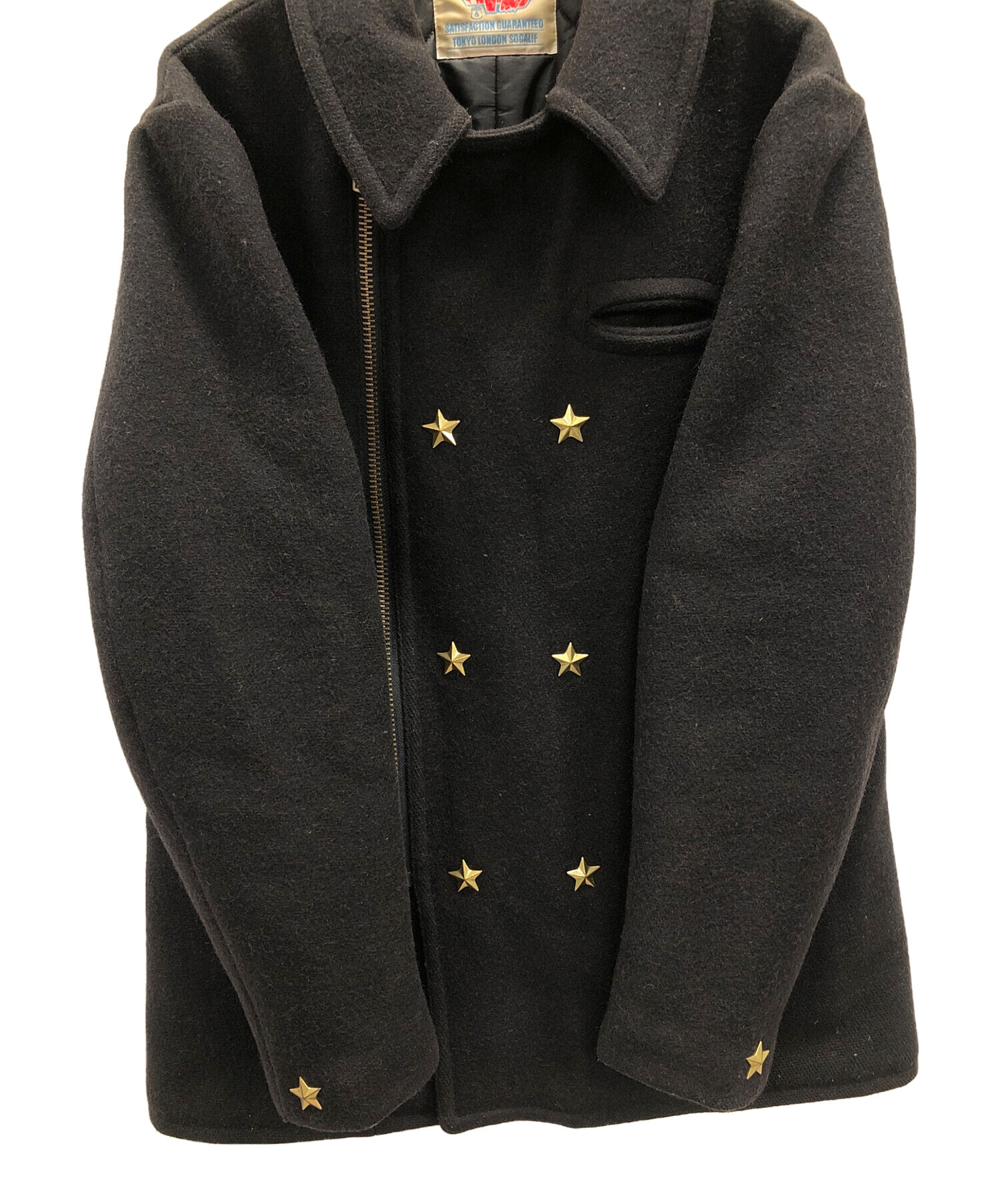 中古・古着通販】TENDERLOIN (テンダーロイン) Pコート 星型スタッズ